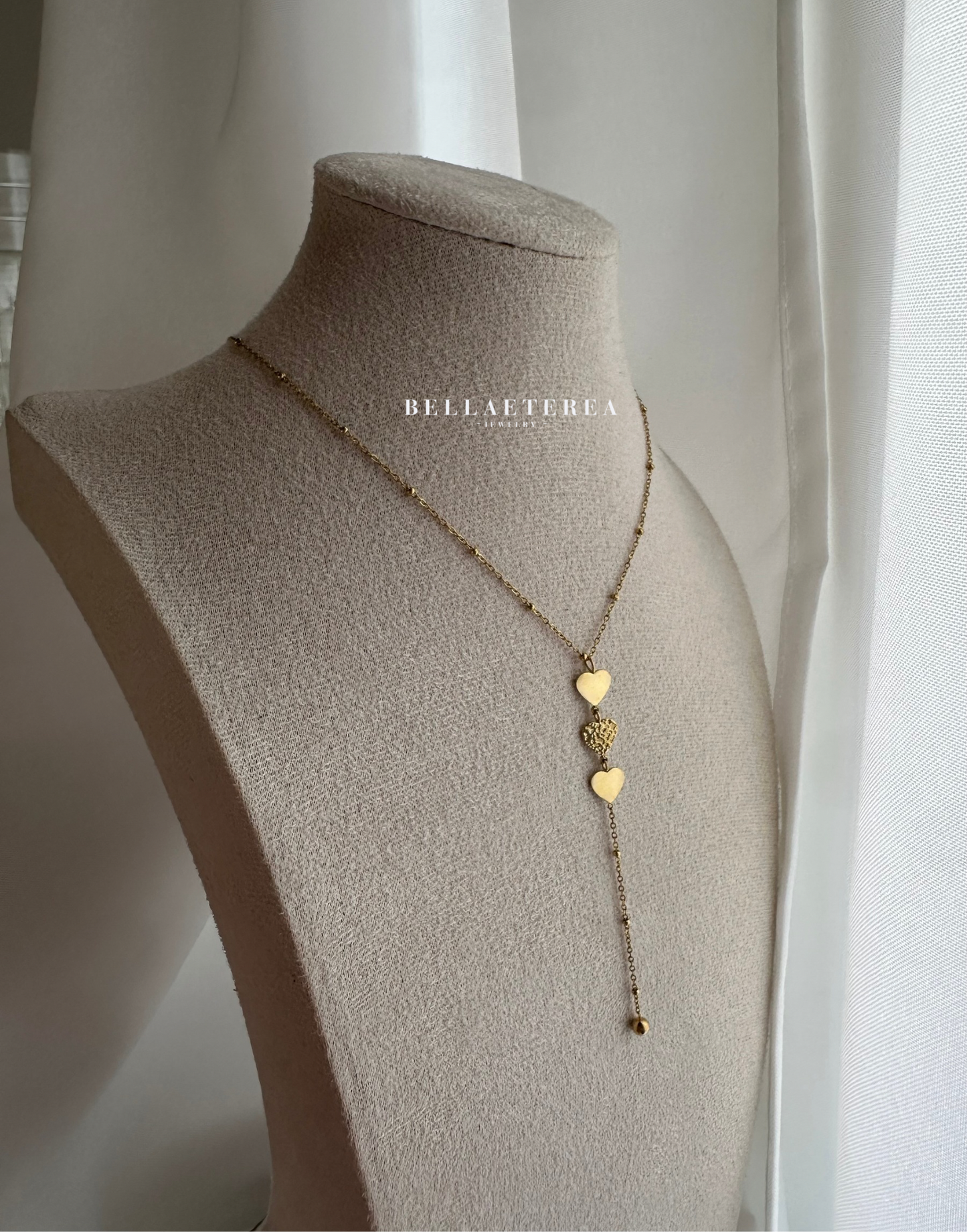 TRINITY HEART ❥ Collana Gold