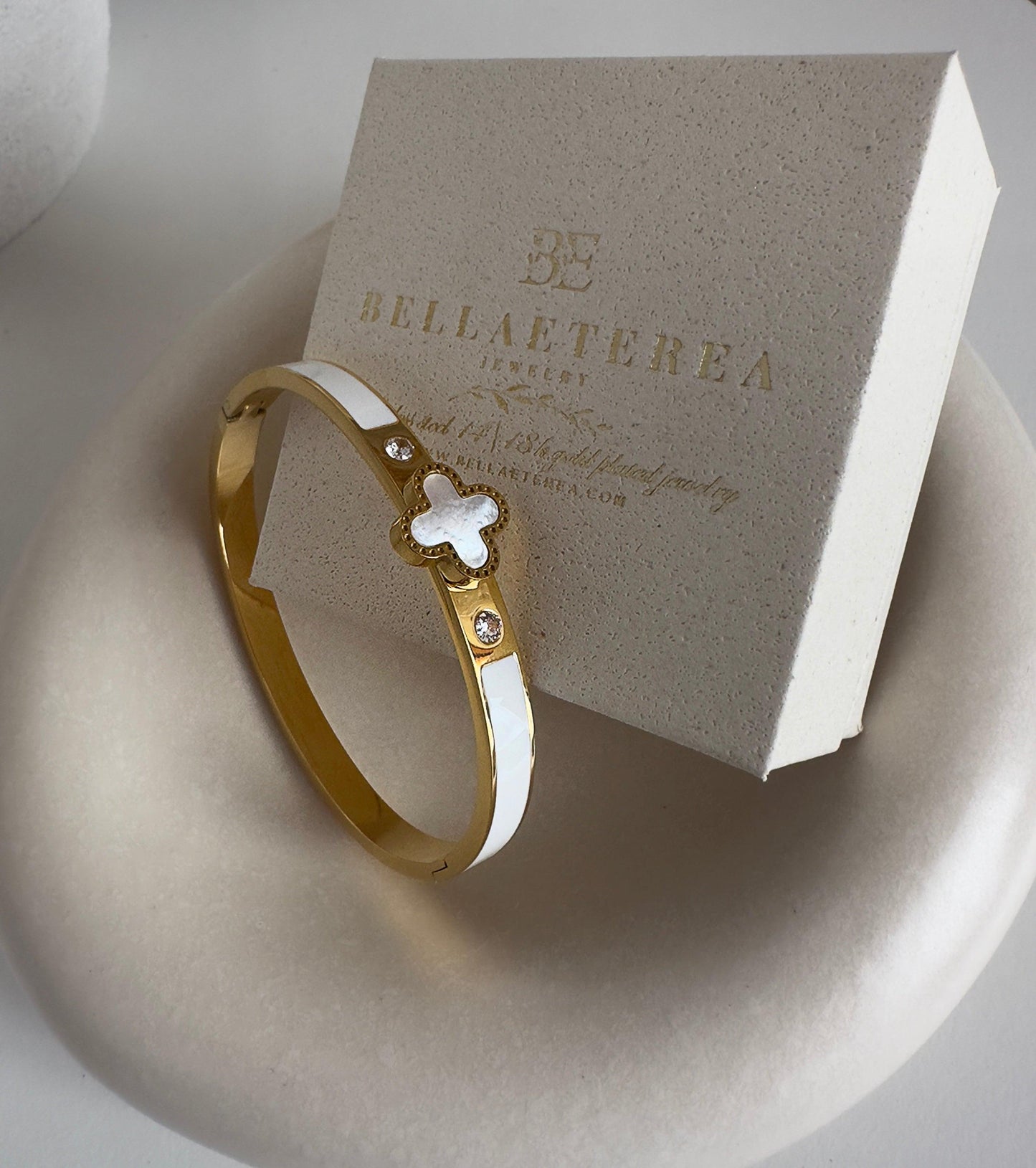 FLEUR ❥ Bangle Gold - BELLAETEREA