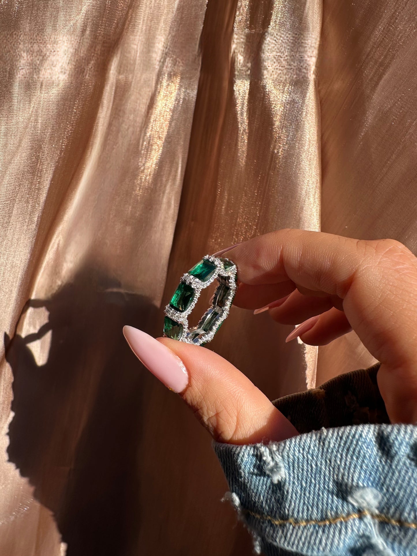 DUCHESSE ÉMERAUDE ✧ Anello ARGENTO 925/Verde