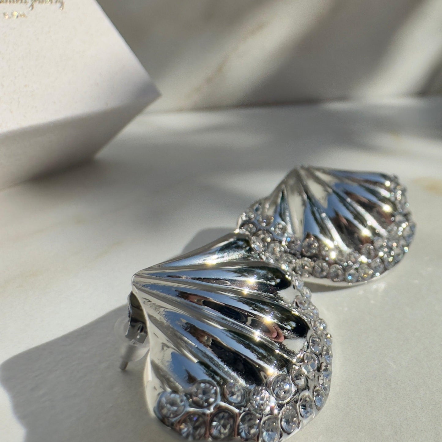 COQUILLE ❥ Silver earrings