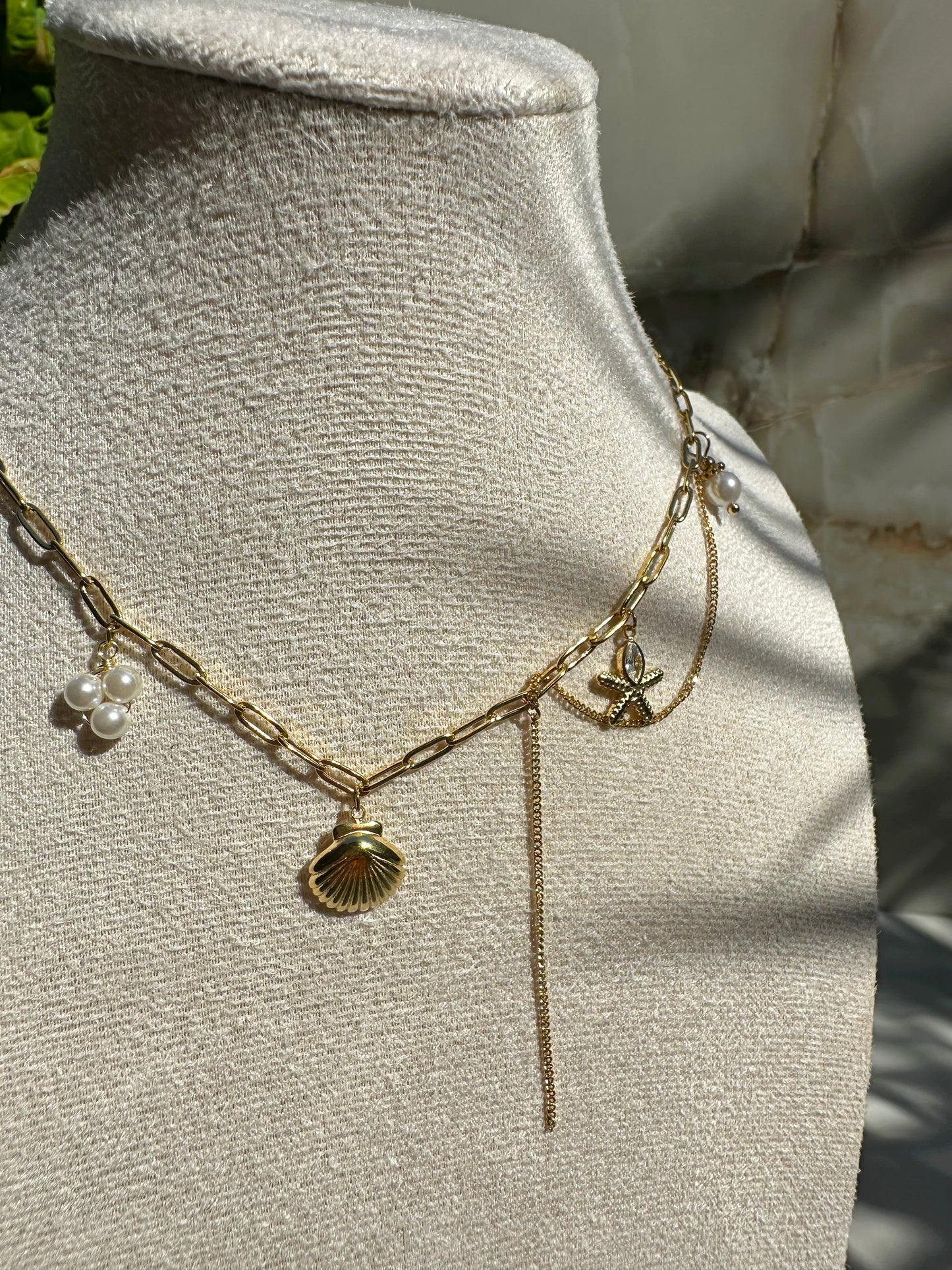 OCEAN DRIFT ❥ Gold Necklace