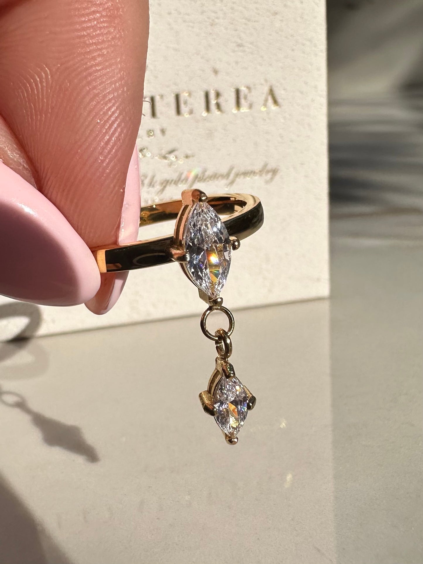 MARQUISE DROP ❥ Anello - BELLAETEREA