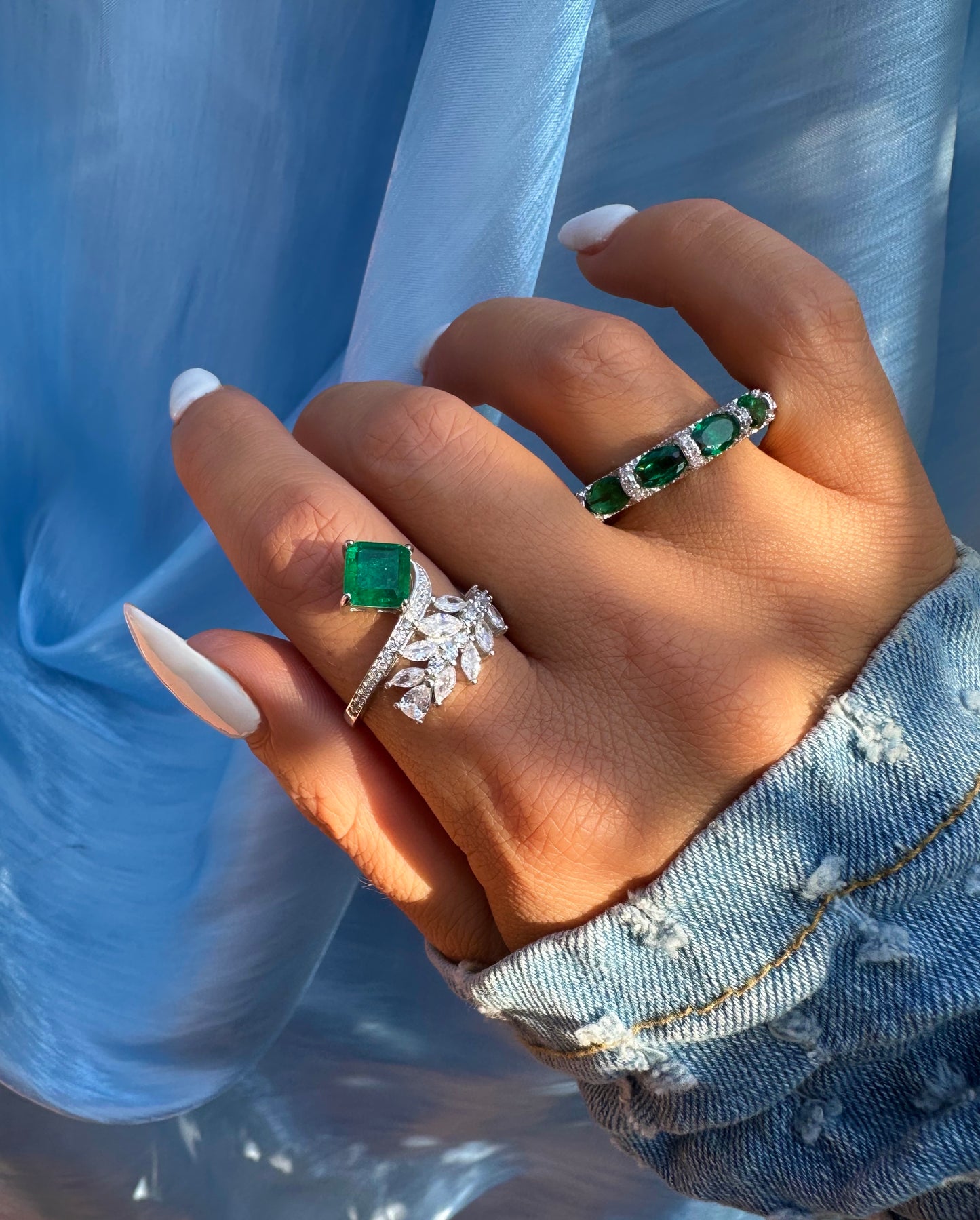 RAMAGE IMPÉRIAL ✧ 925 SILVER/Green Ring