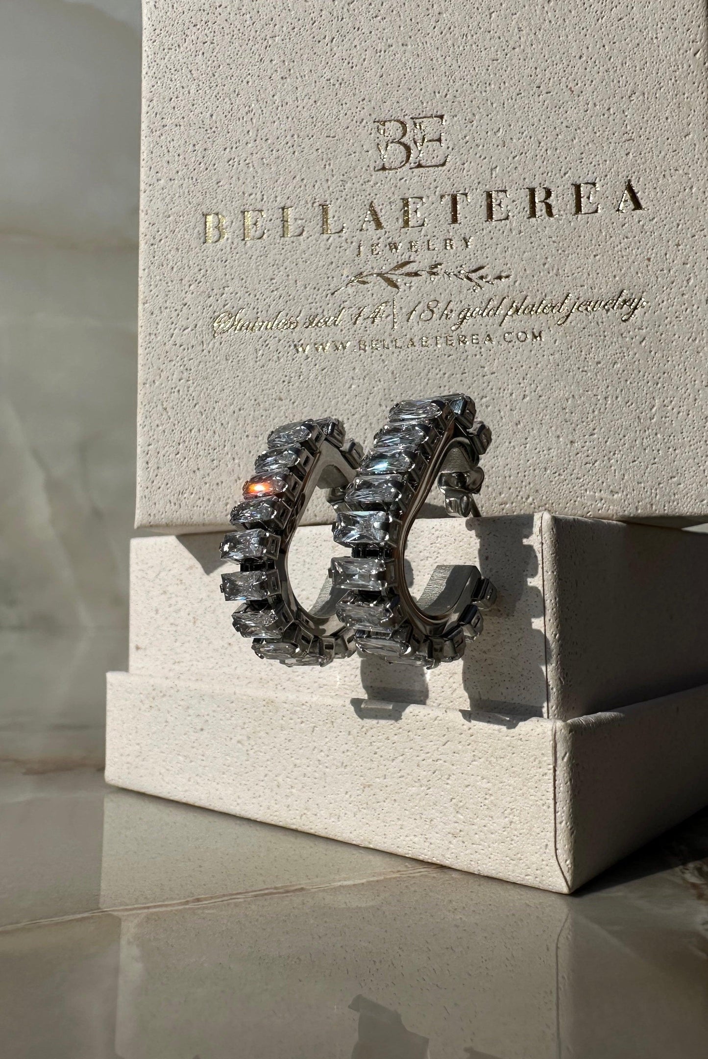 SQUARED DEA ❥ Orecchini Silver