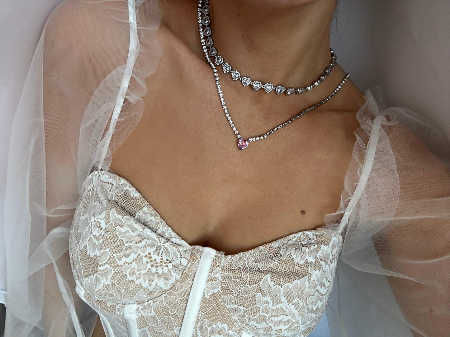 AMATA ❥ Collana Silver
