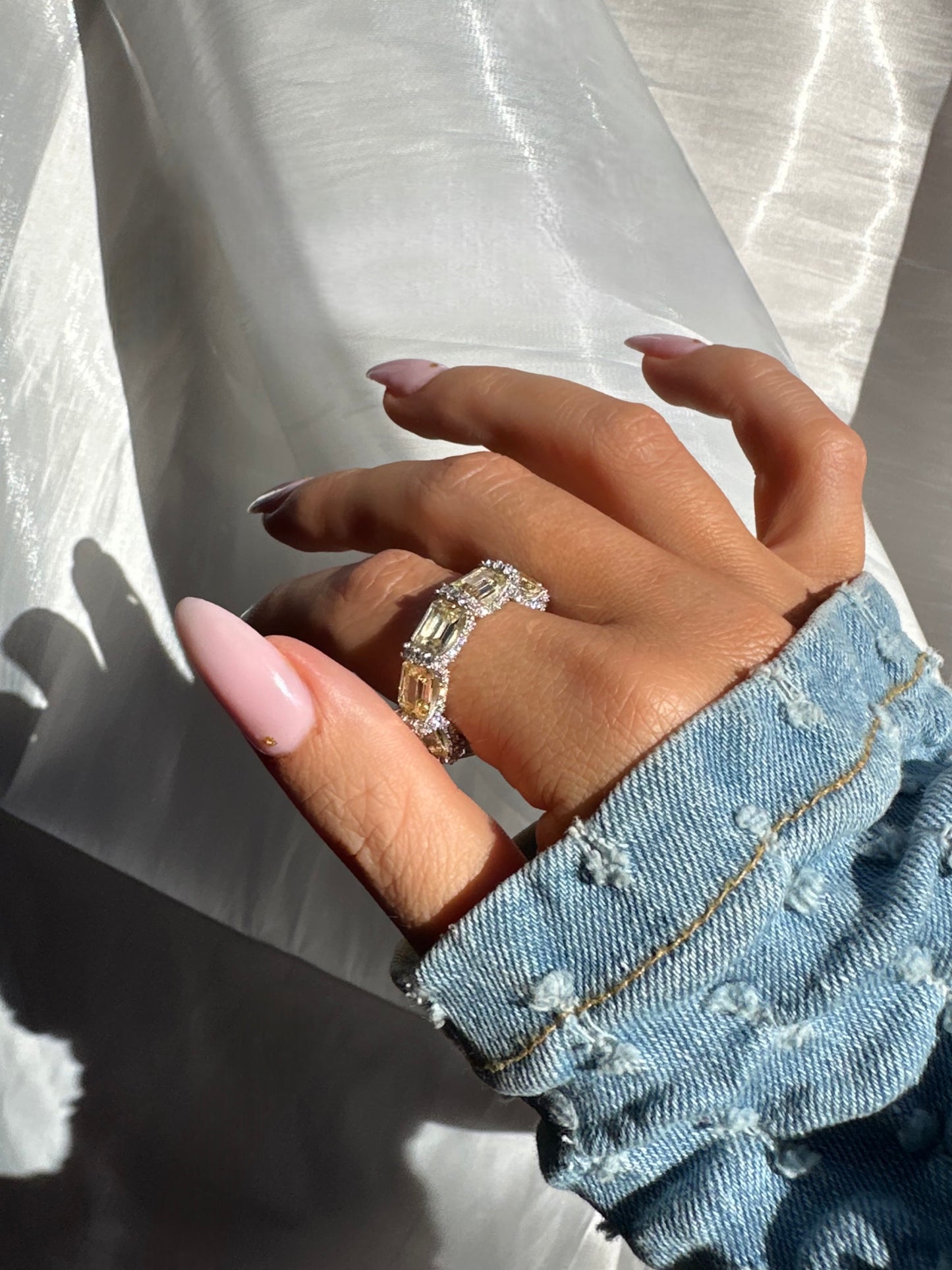 DUCHESSE MIEL ✧ 925 SILVER/Cream Yellow Ring
