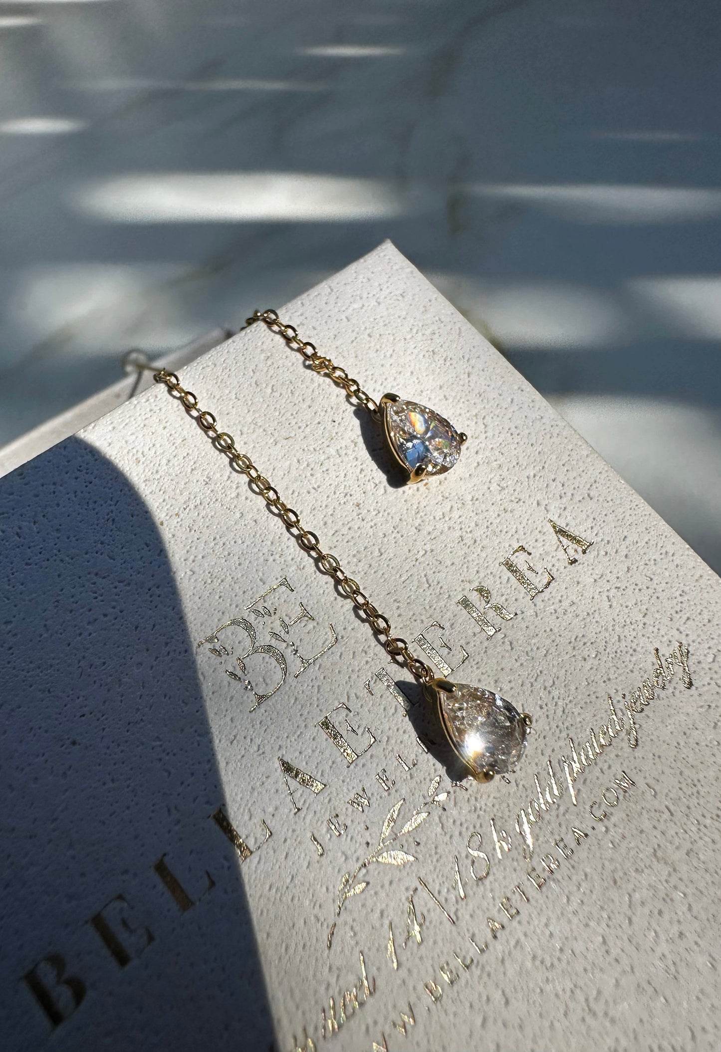 PEAR ❥ Orecchini Pendenti - BELLAETEREA