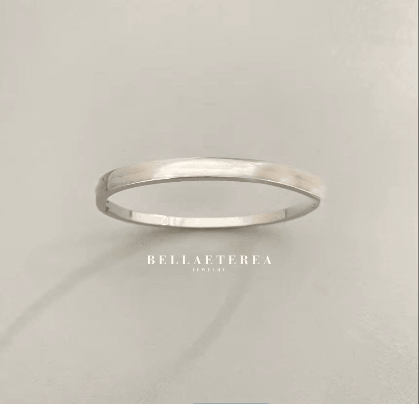MAXI ELLIE ❥ Silver Bangle