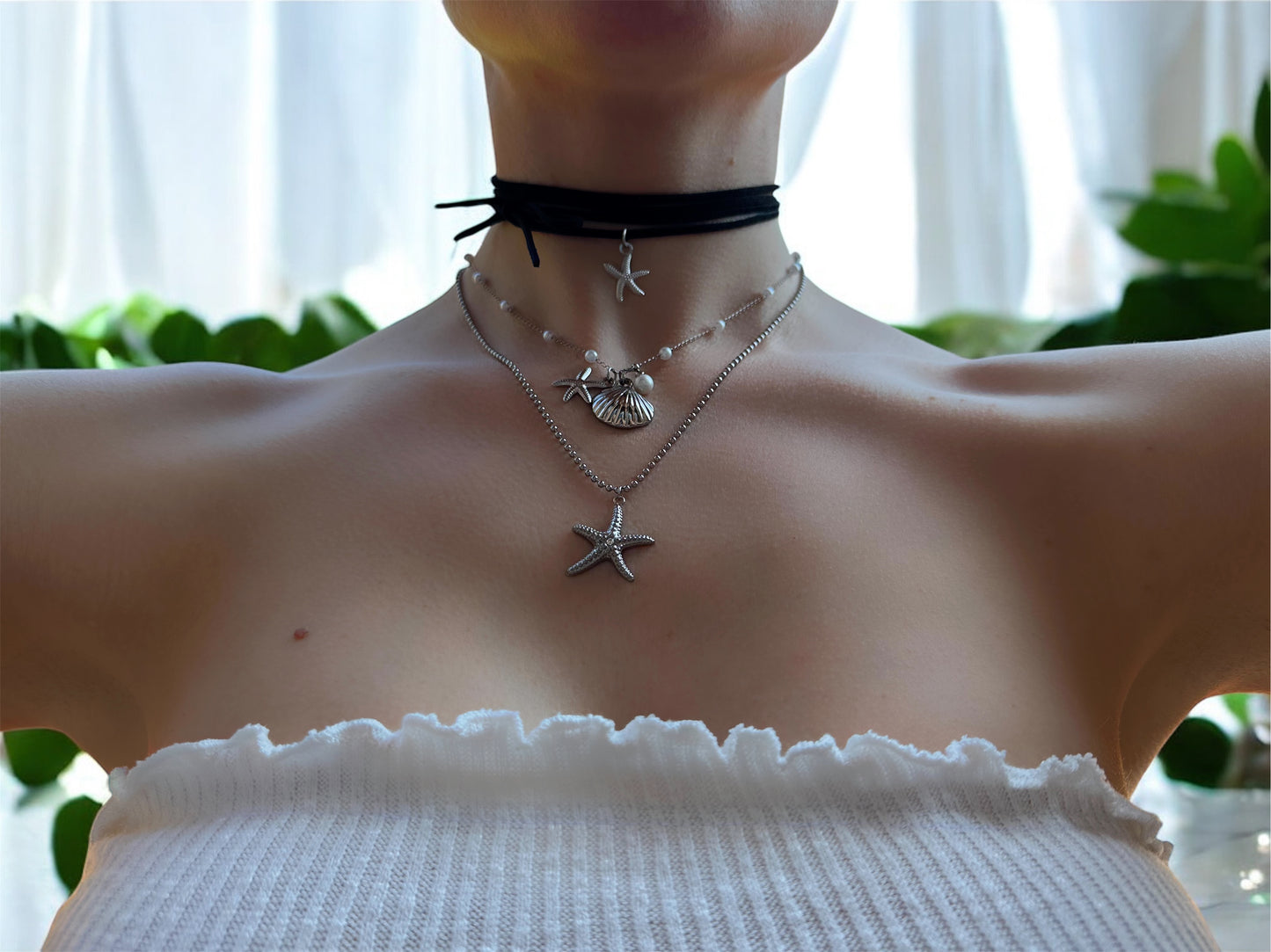 ONDA MARINA ❥ Silver Necklace