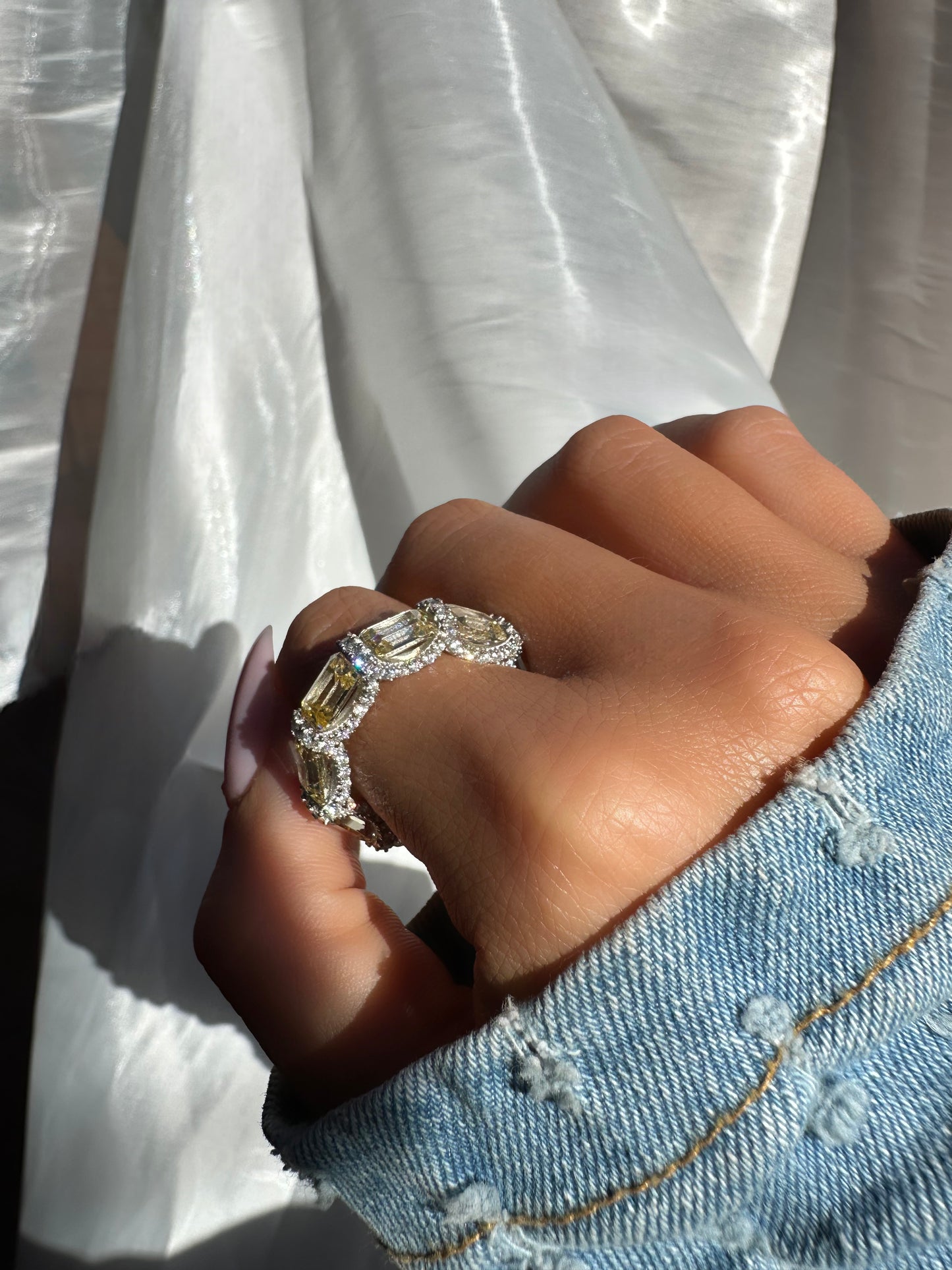 DUCHESSE MIEL ✧ 925 SILVER/Cream Yellow Ring
