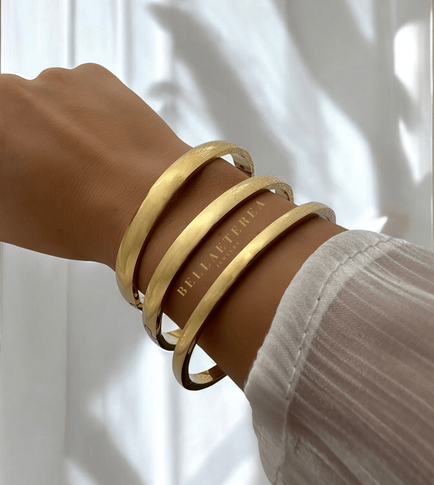 SLIM ELLIE ❥ Gold Bangle