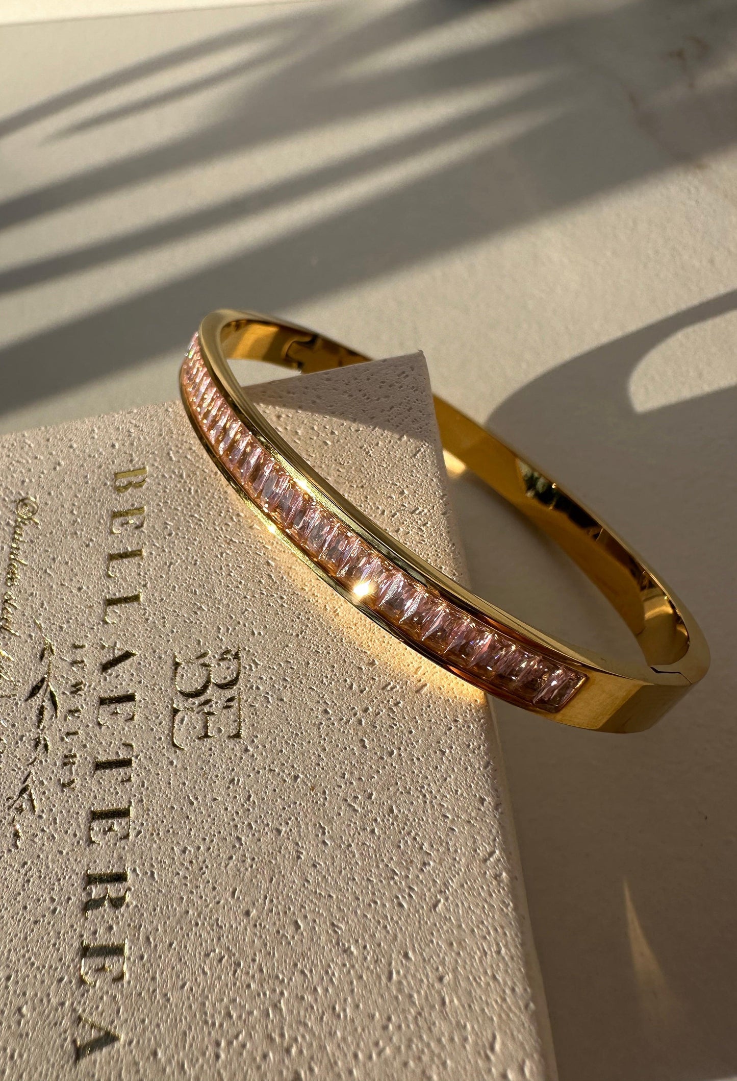 SKYLAR ❥ Bangle Gold/Rosa