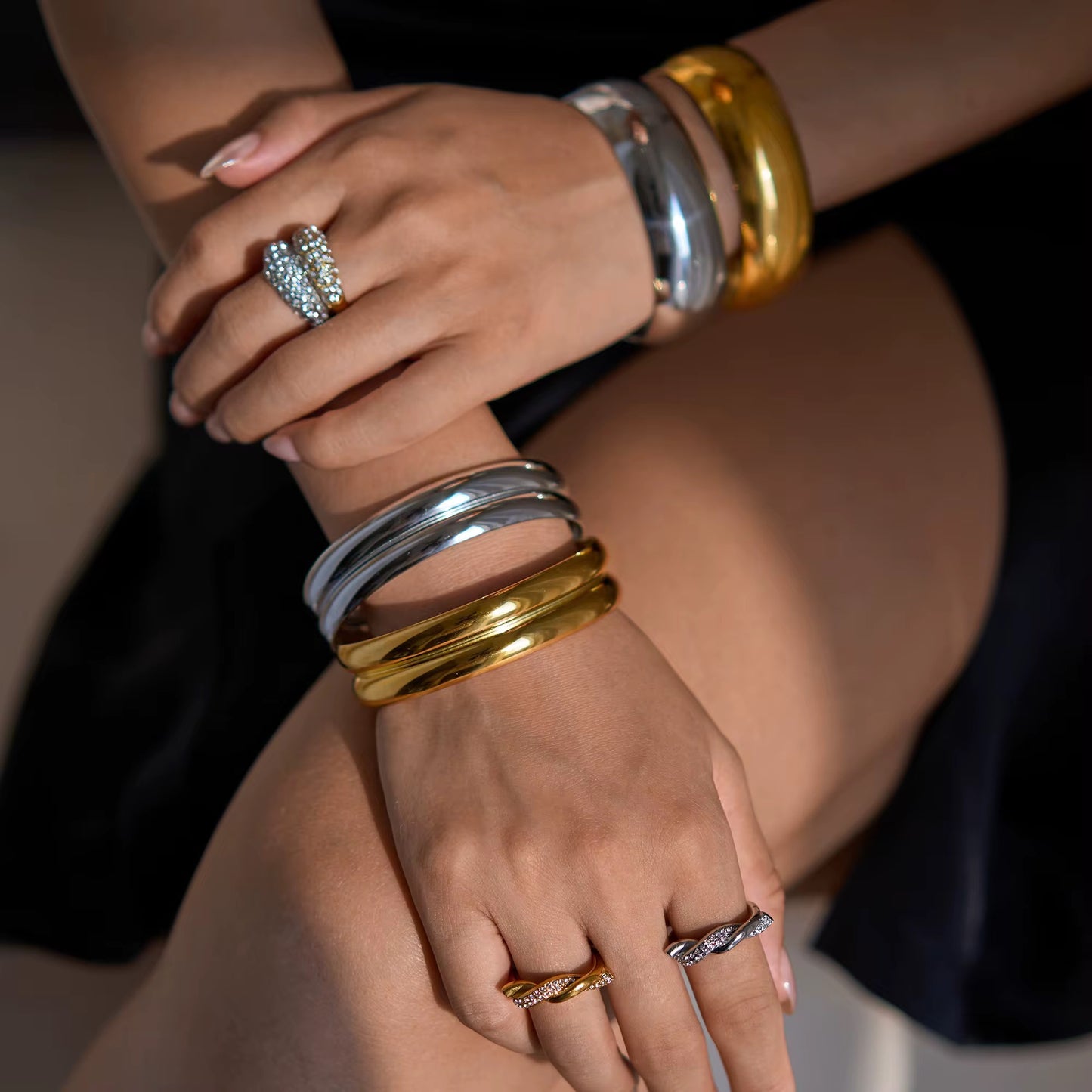SLIM JASMINE ❥ Bangle Gold
