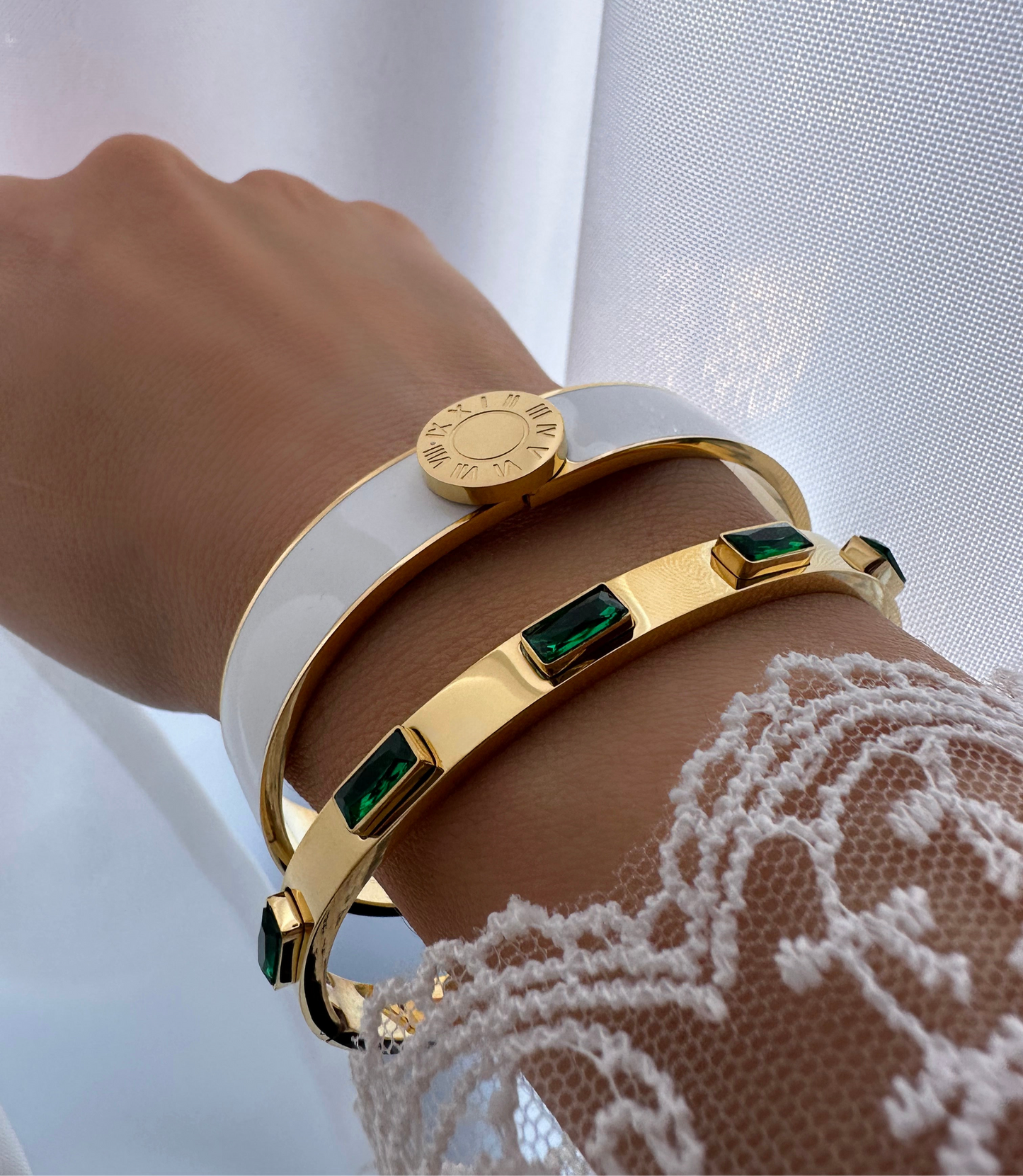 SERAPHINE ❥ Bangle Verde