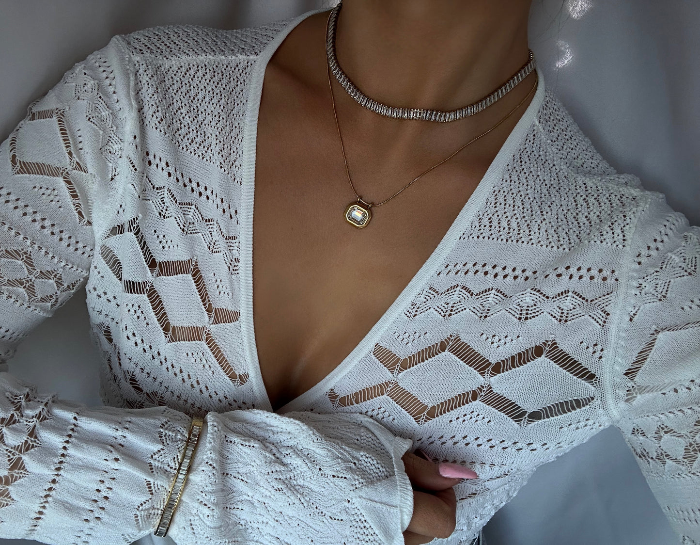 ALBA ❥ Collana Bianca