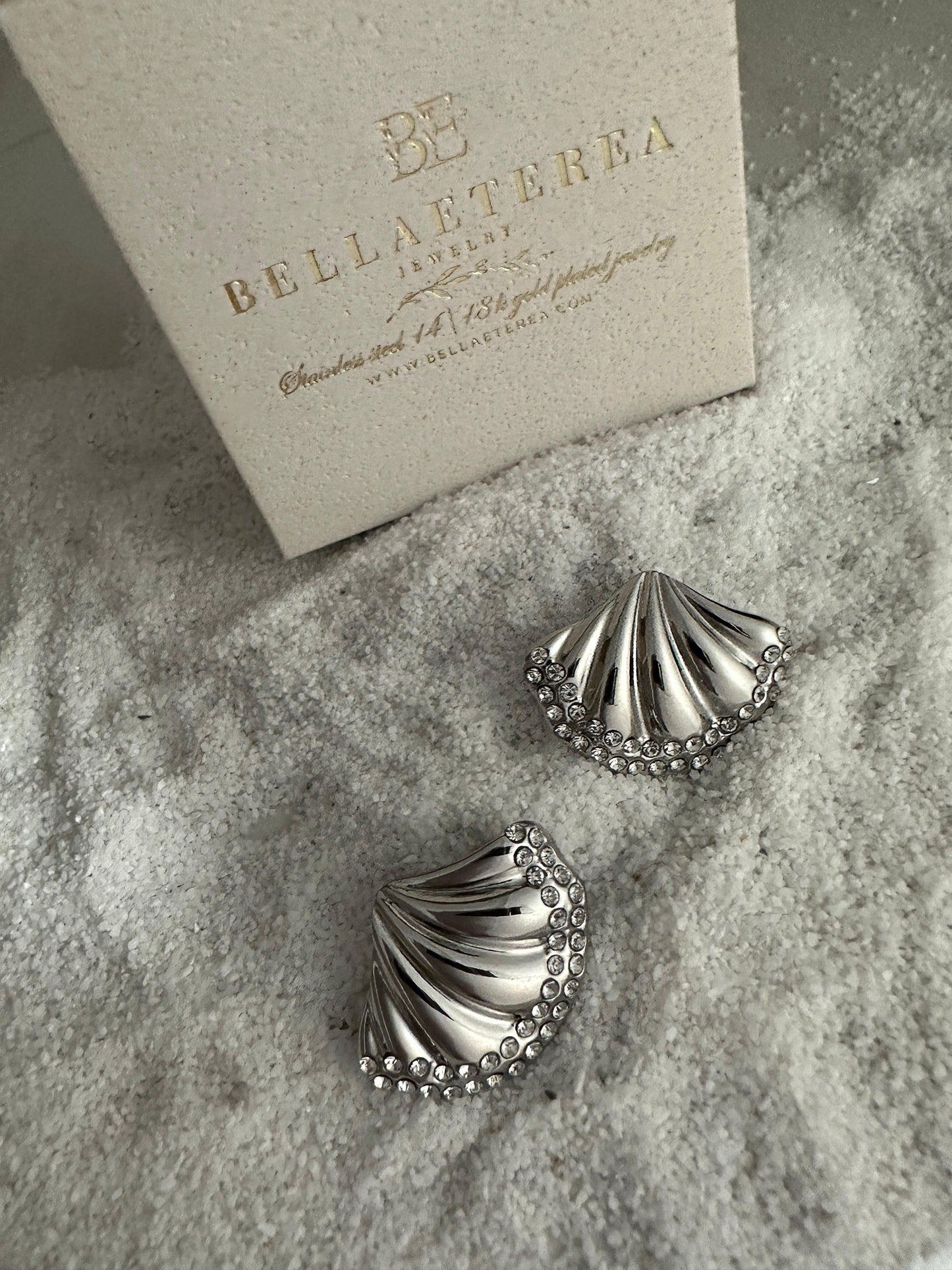 COQUILLE ❥ Silver earrings