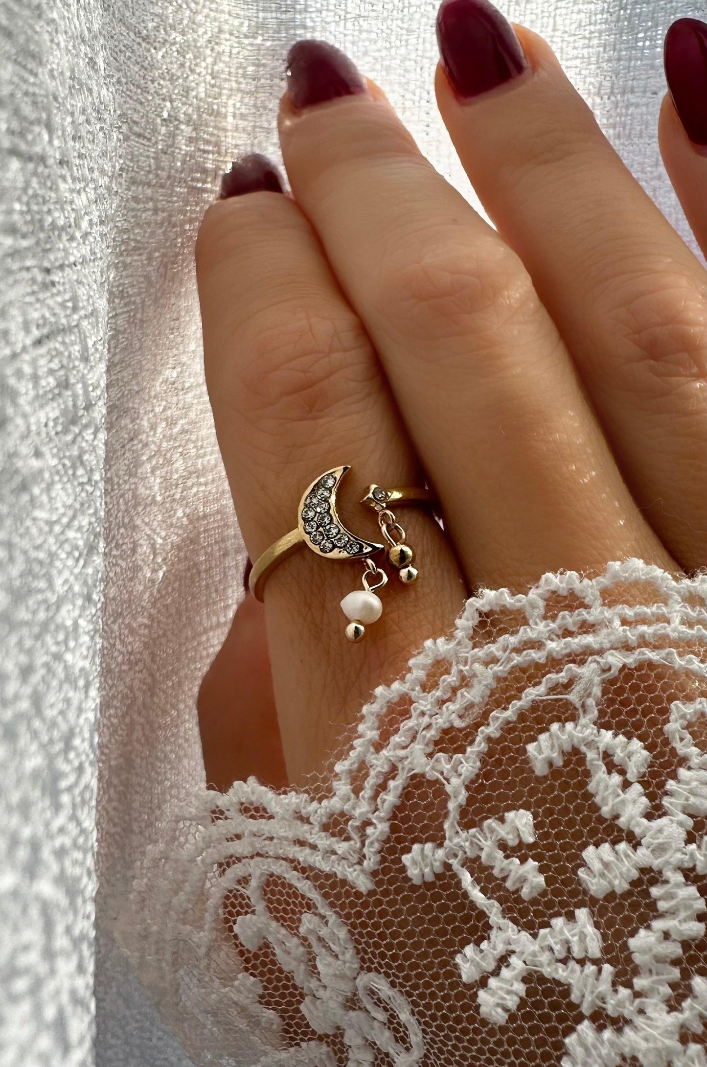MOON & STARS ❥ Ring
