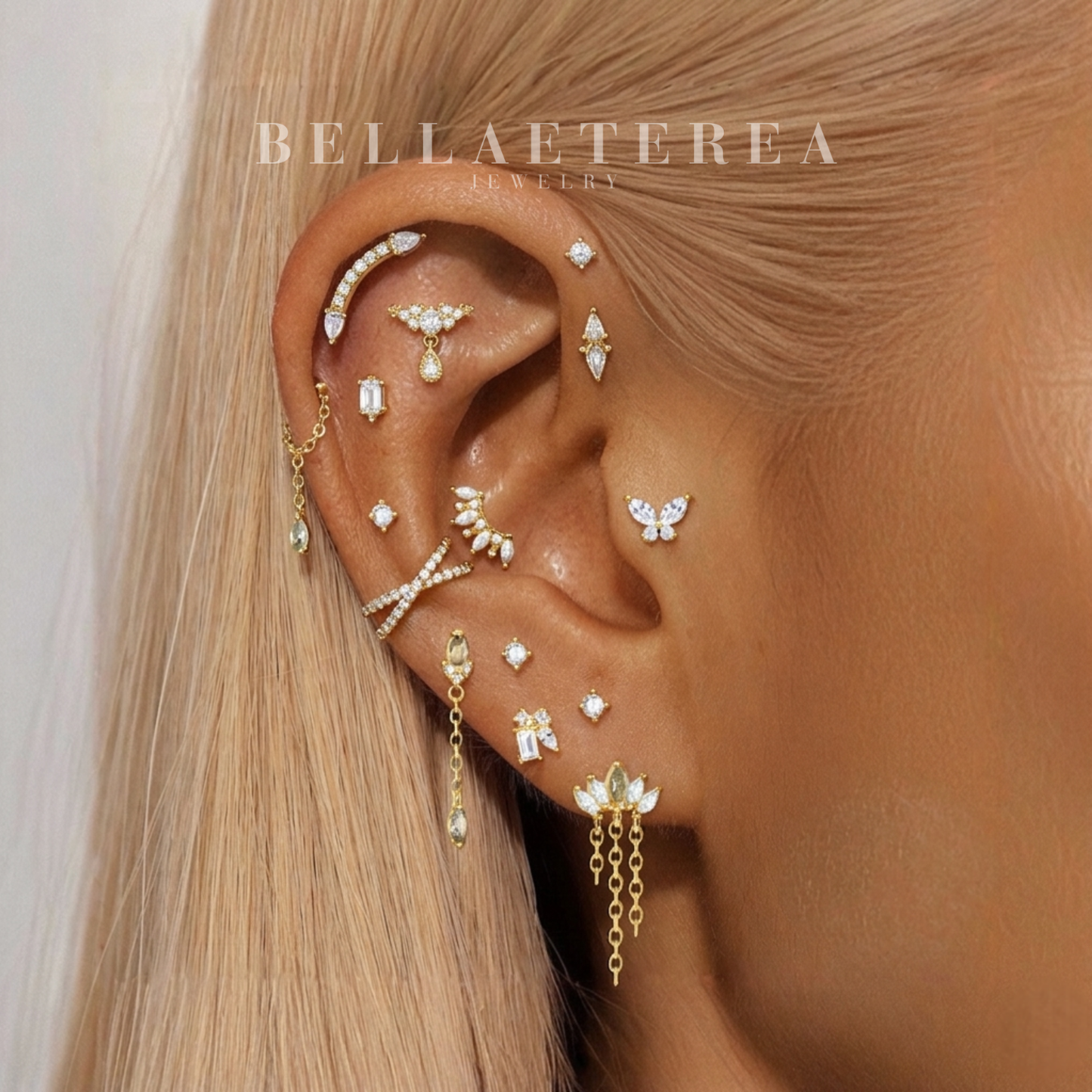 FOREST GLOW ✧ Piercing ARGENTO 925/Gold - BELLAETEREA