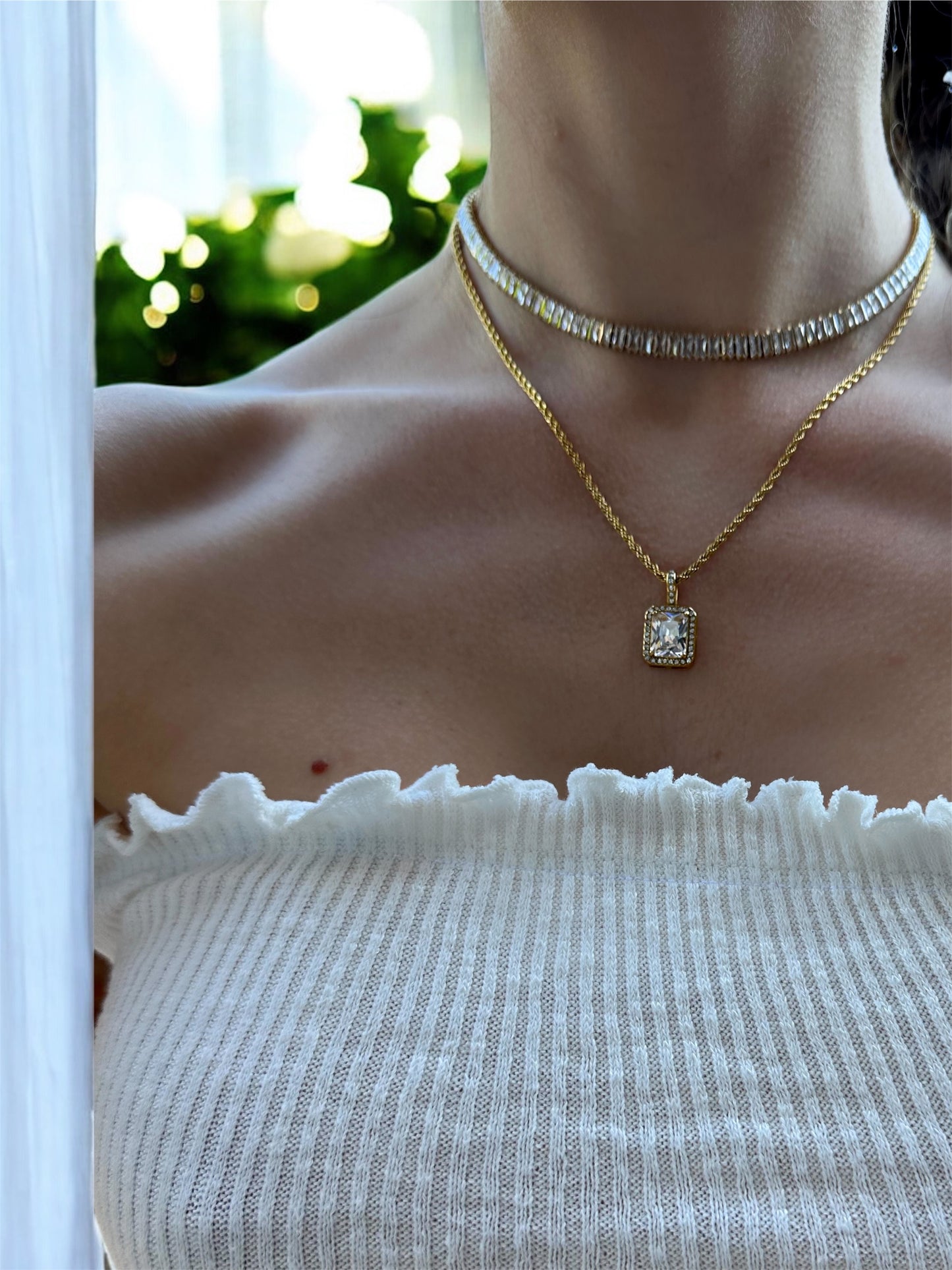 TAHITI ❥ Collana Bianca