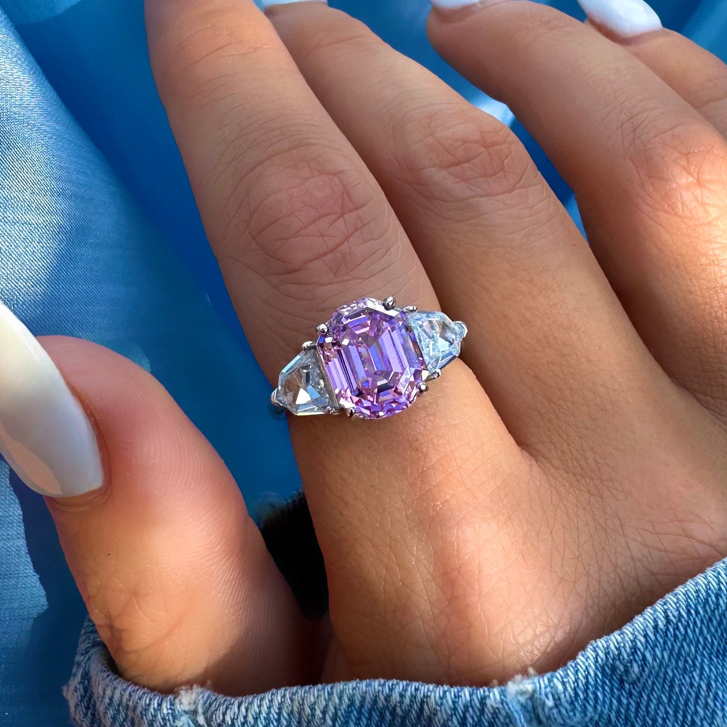 MONACO ✧ 925 SILVER/Pink Ring