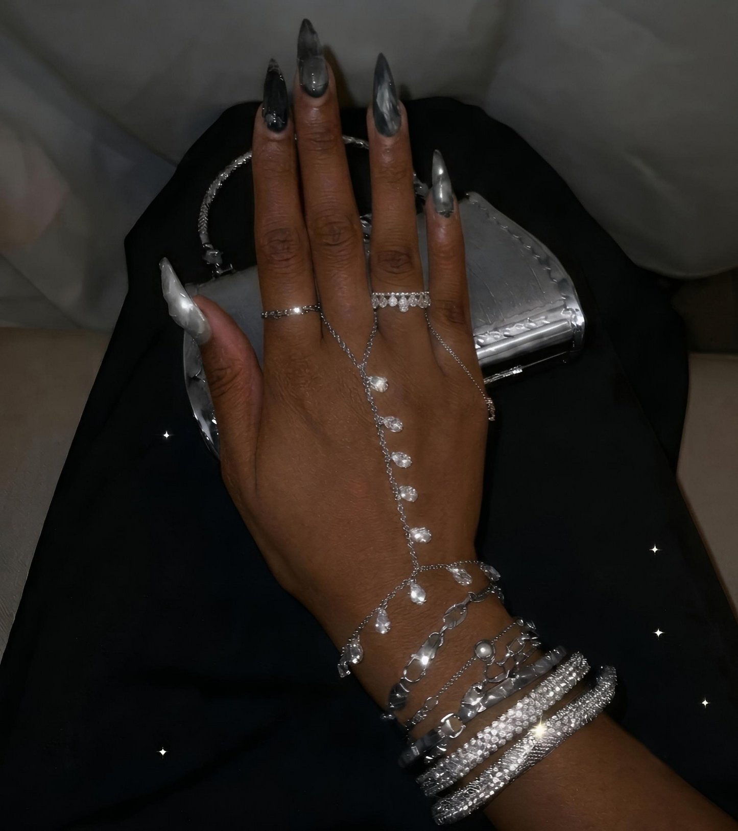 KENDAYA CRYSTAL ❥ Baciamano Silver - BELLAETEREA