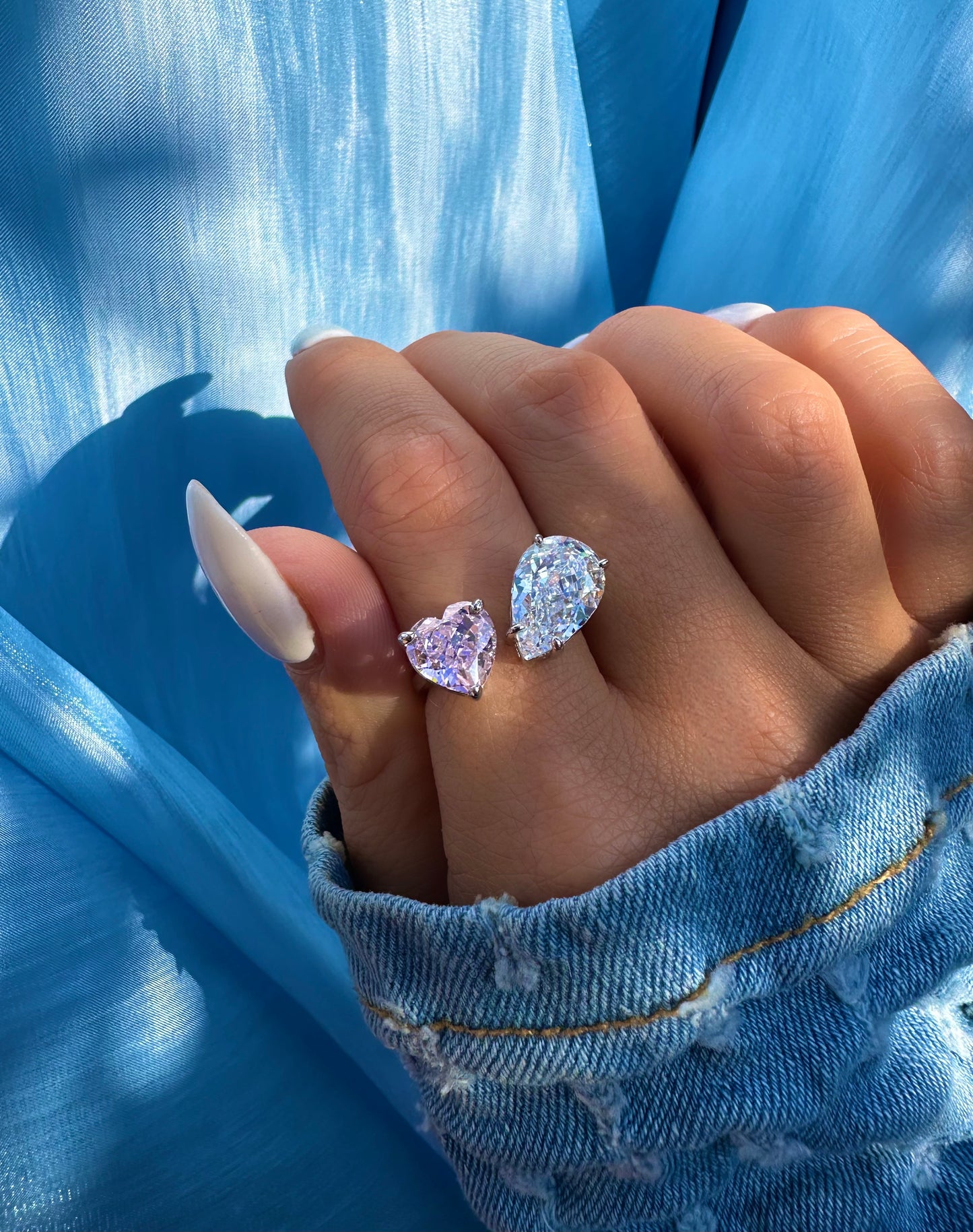 COEUR GLACÉ ✧ 925 SILVER/Pink Ring