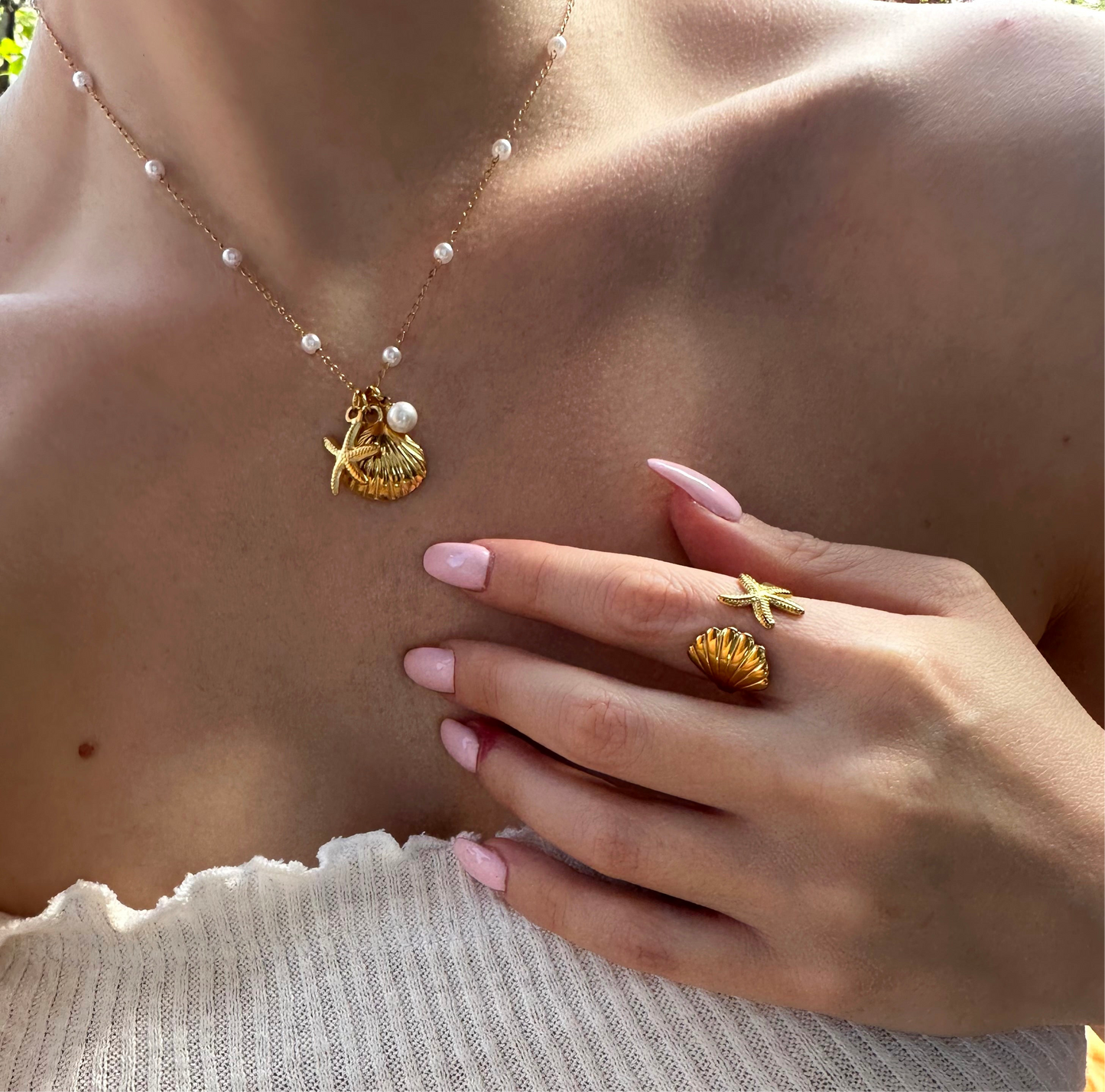 ONDA MARINA ❥ Gold Necklace