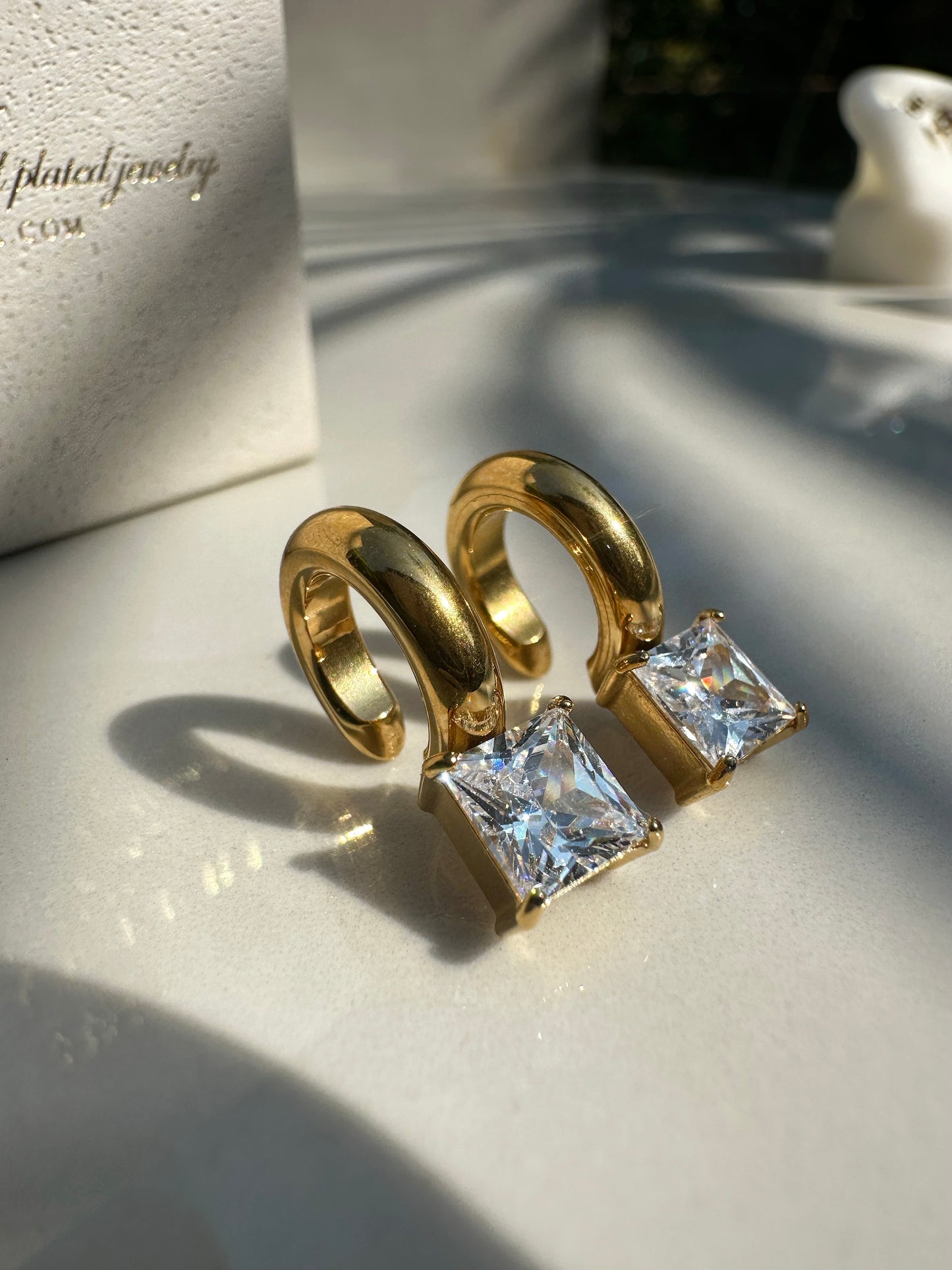 SQUARE GLEAMS ❥ Ear Cuffs