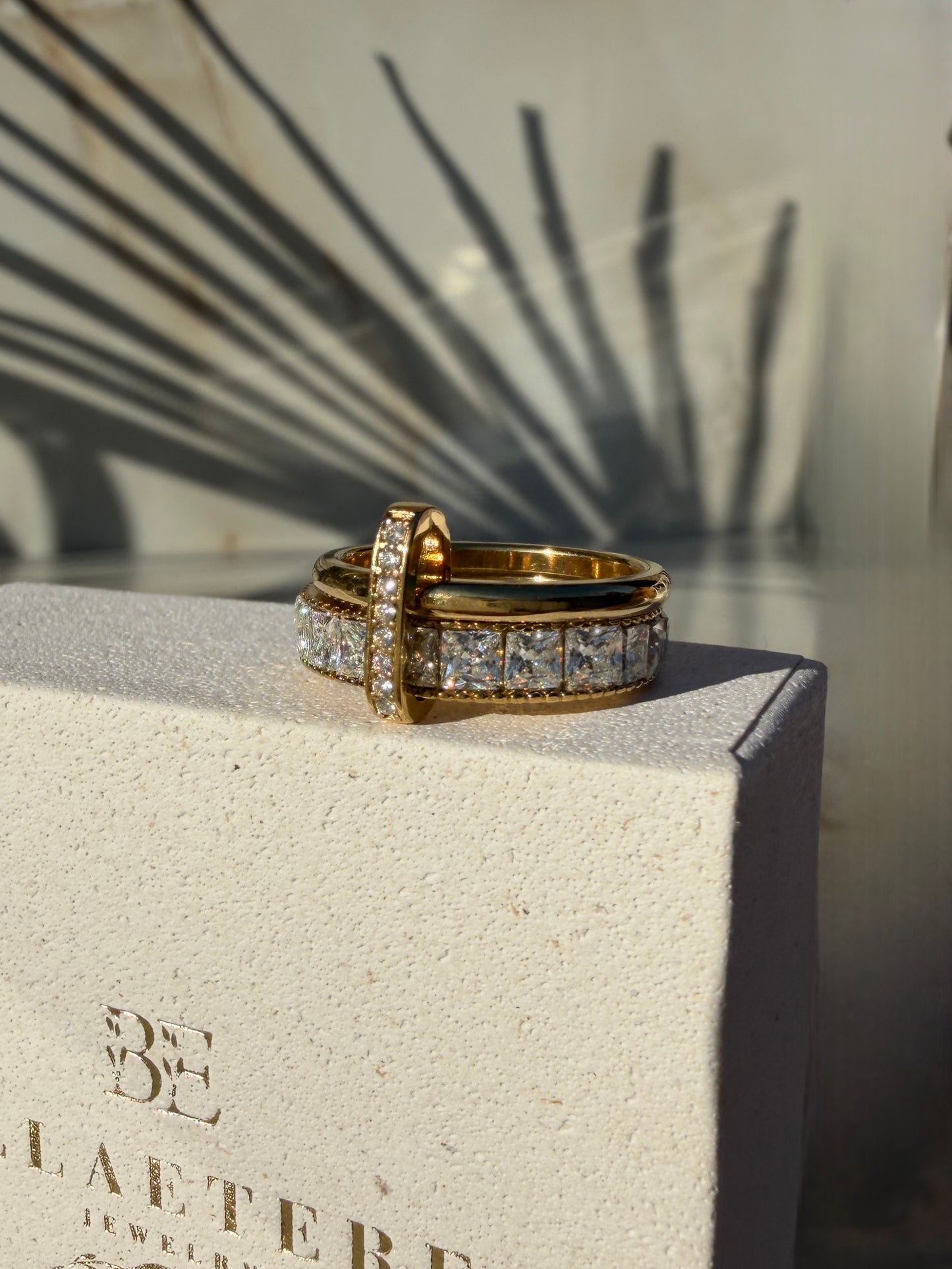 SHINY DUA ❥ Anello Gold - BELLAETEREA