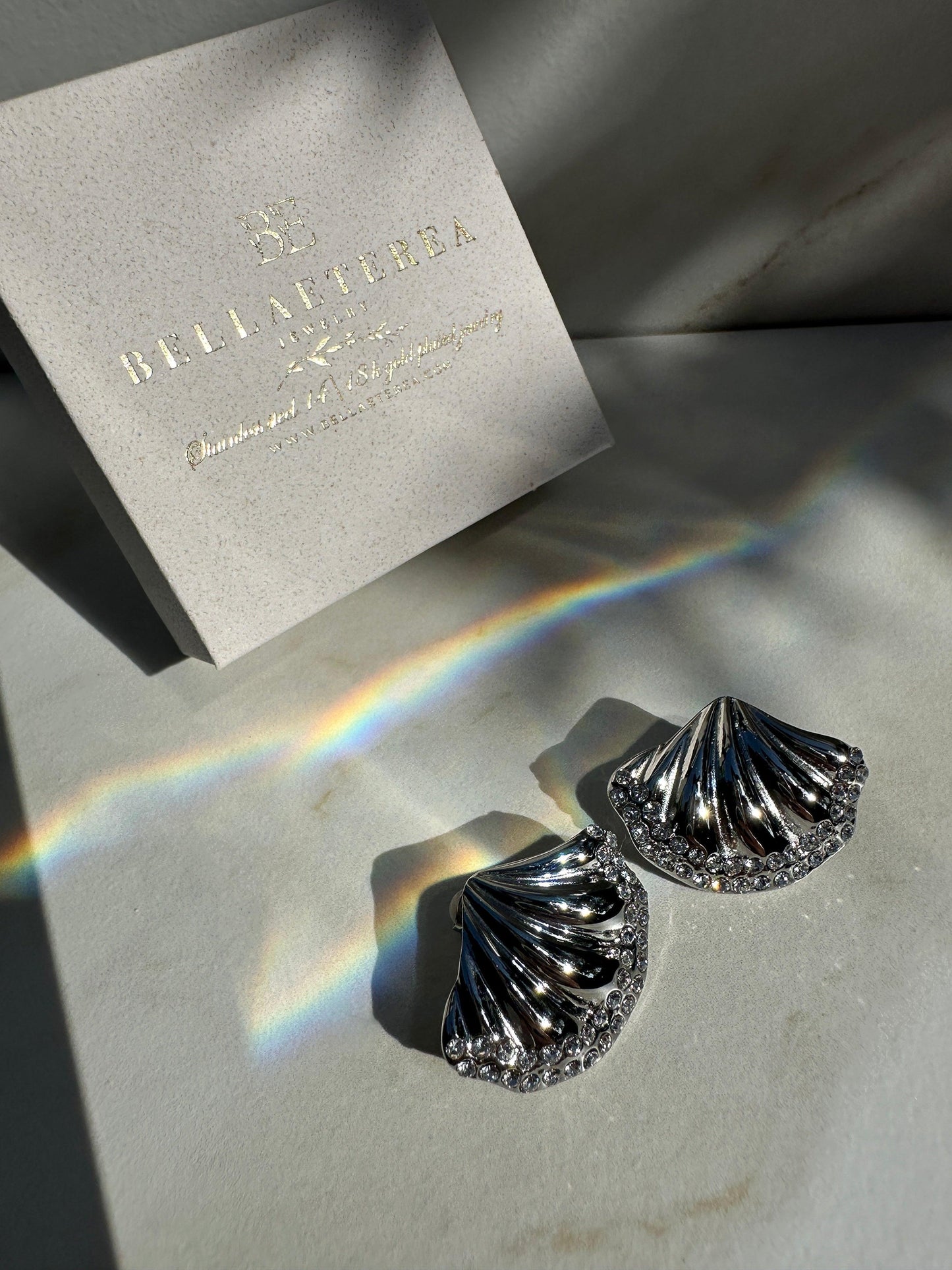 COQUILLE ❥ Silver earrings