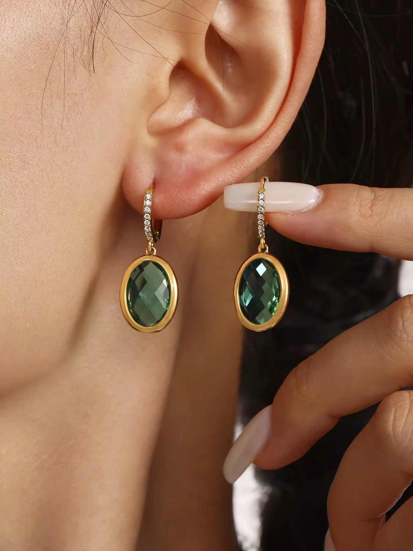 LUMEA GREEN ❥ Orecchini - BELLAETEREA