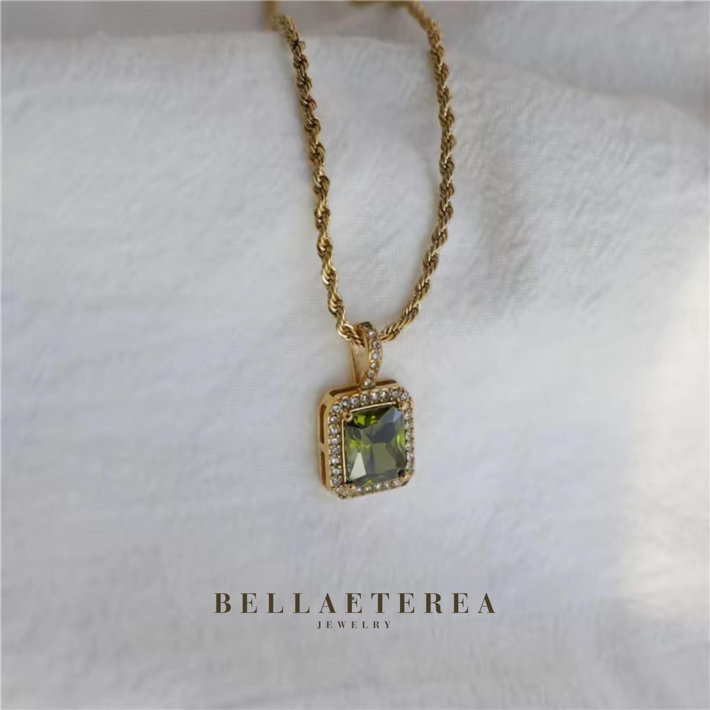 TAHITI ❥ Collana Verde