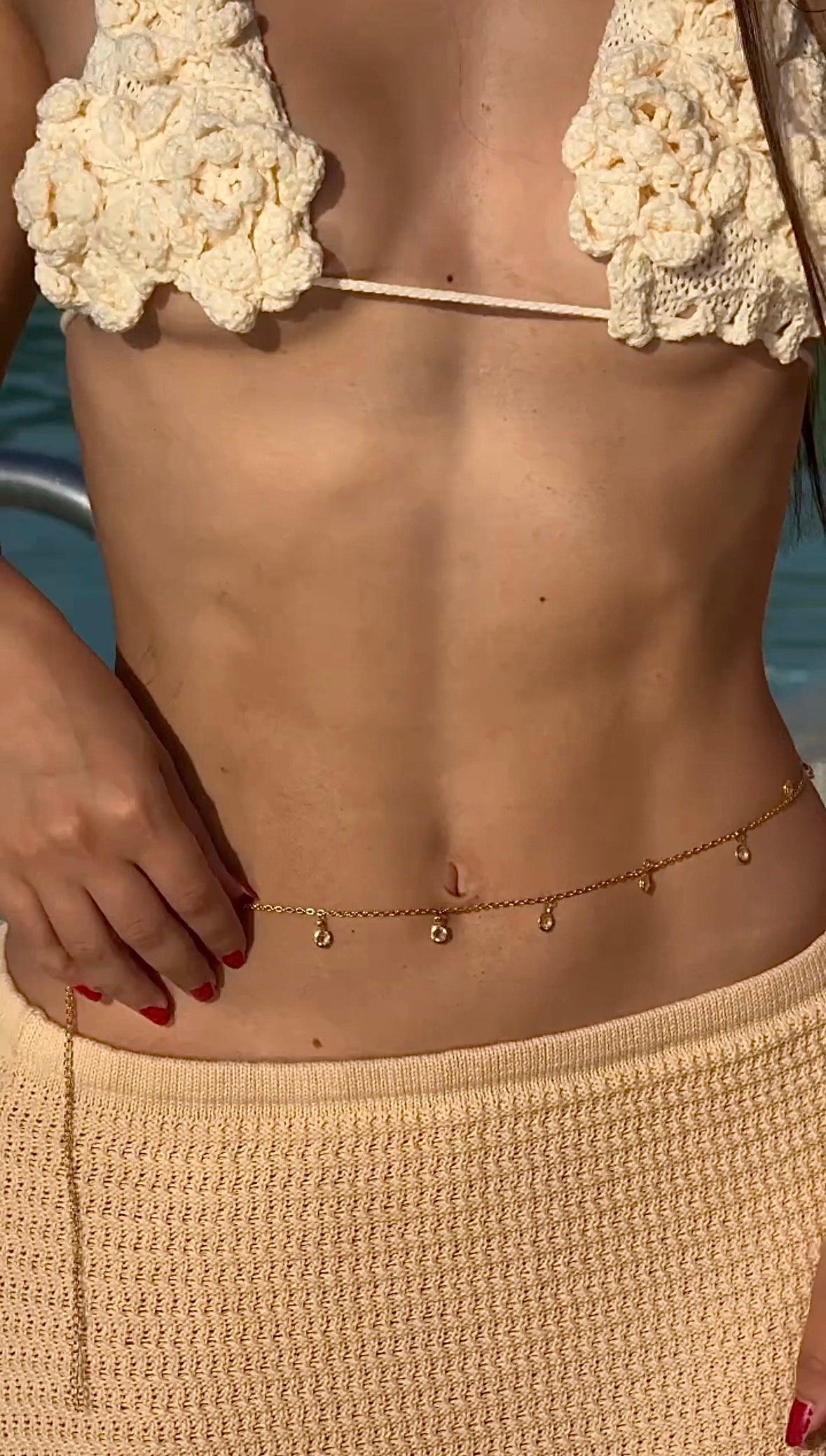 SHINE BRIGHT ❥ Belly Chain Gold