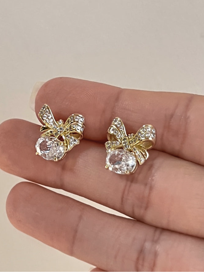 AMABEL ✧ Orecchini ARGENTO 925/Gold 14k