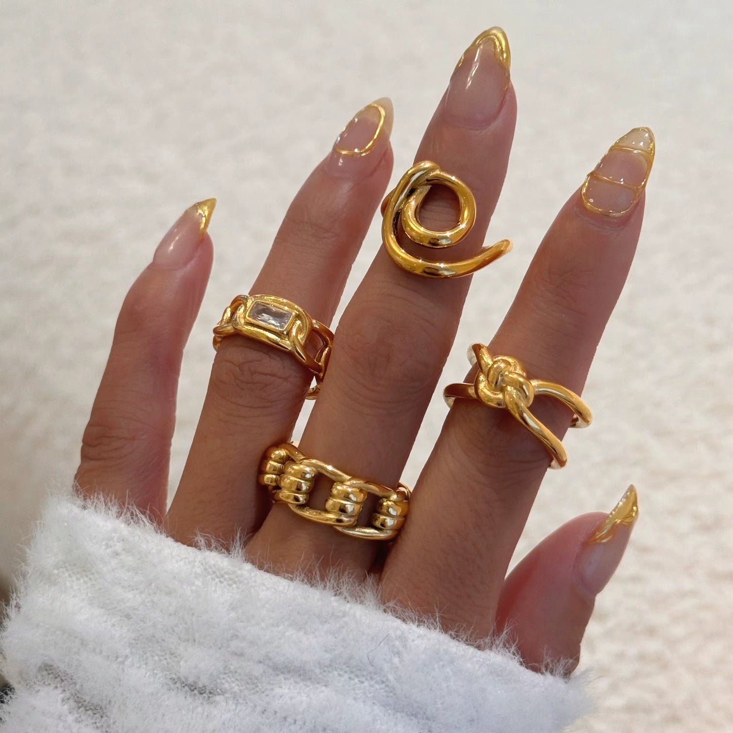 CHAIN ME ❥ Anello