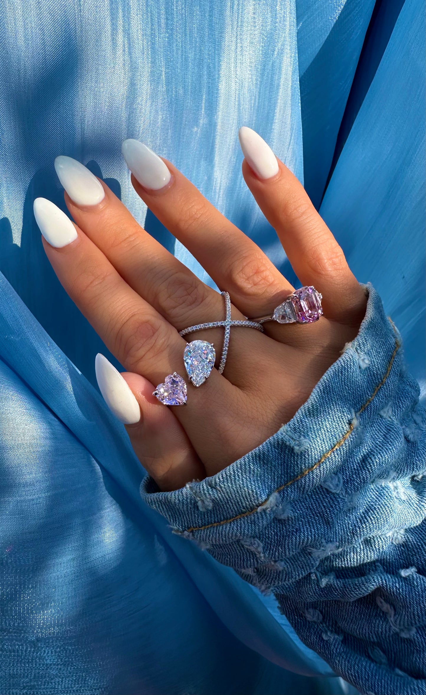 MONACO ✧ 925 SILVER/Pink Ring