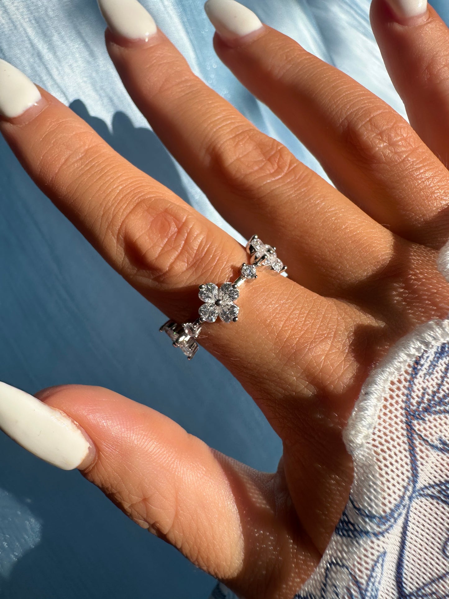 FLEUR DE COEUR ✧ Anello ARGENTO 925