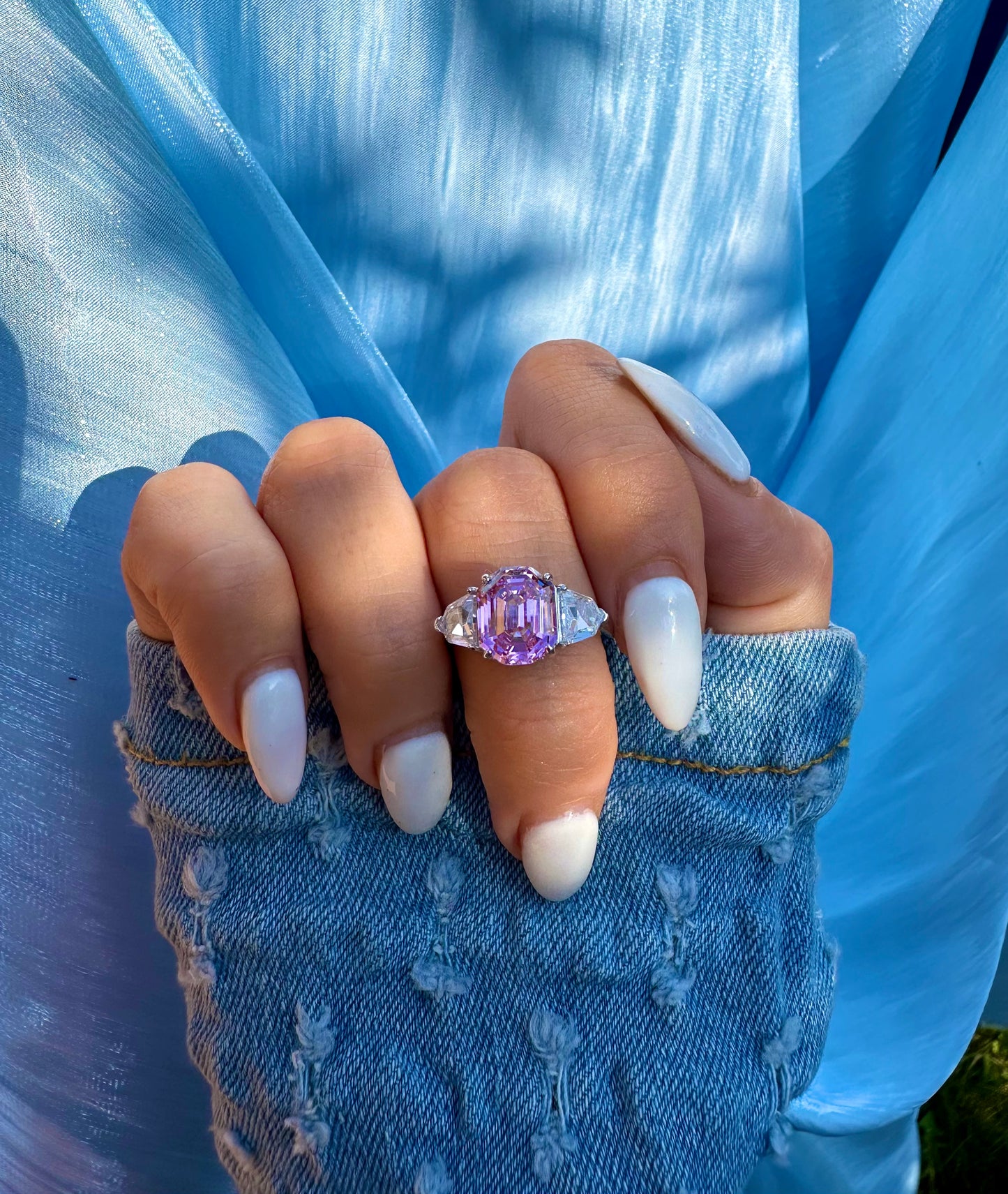 MONACO ✧ 925 SILVER/Pink Ring