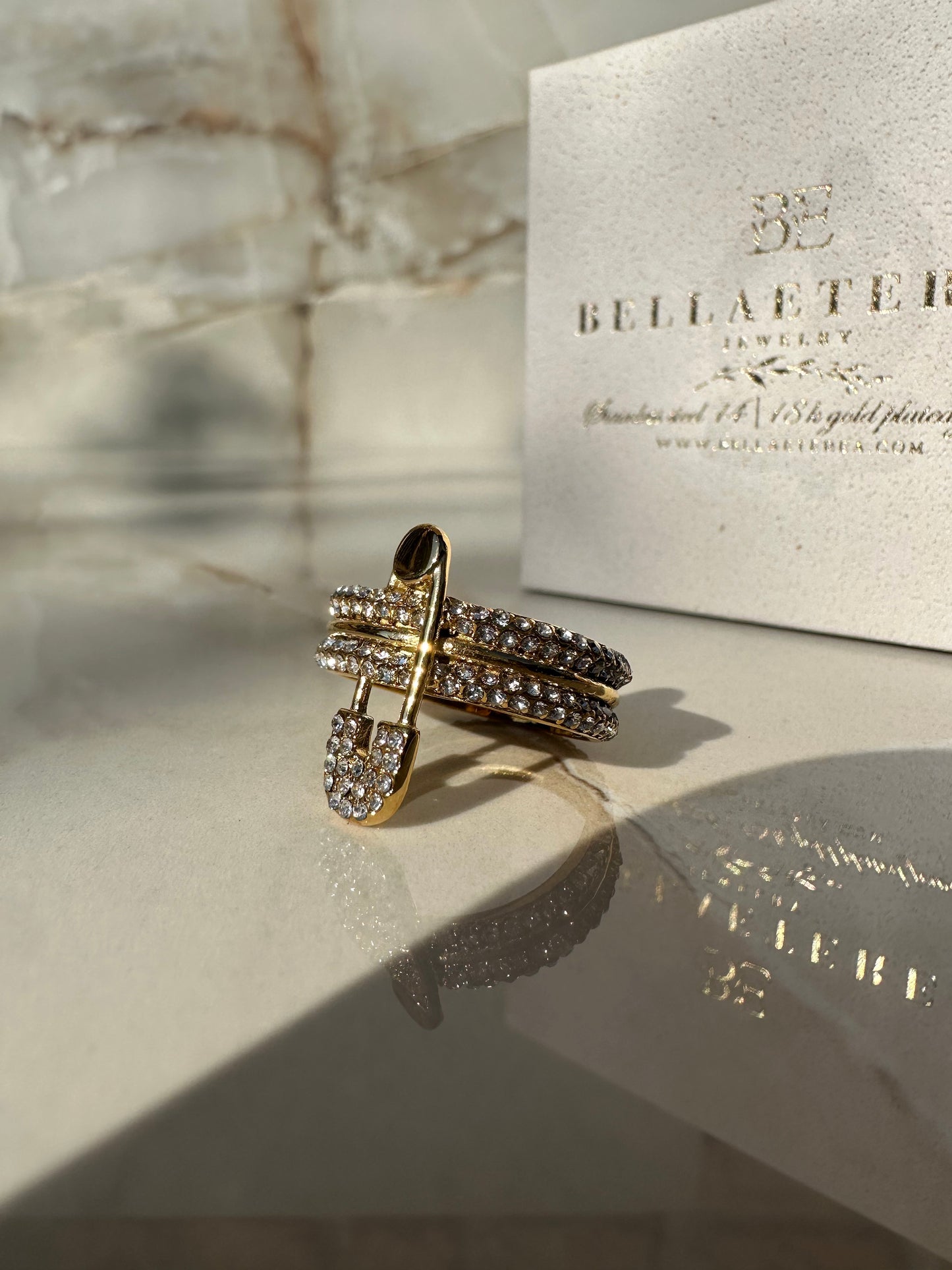 BROCHE ❥ Gold Ring