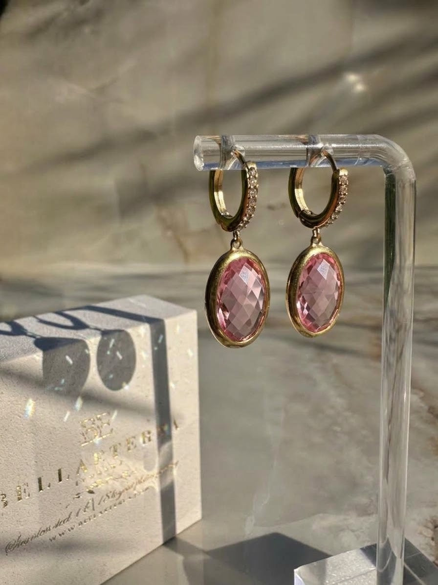 LUMEA PINK ❥ Orecchini