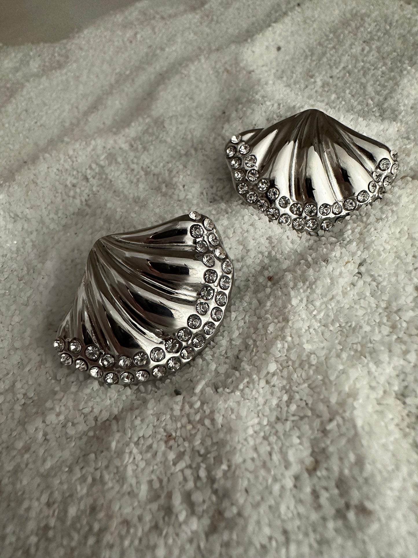 COQUILLE ❥ Silver earrings