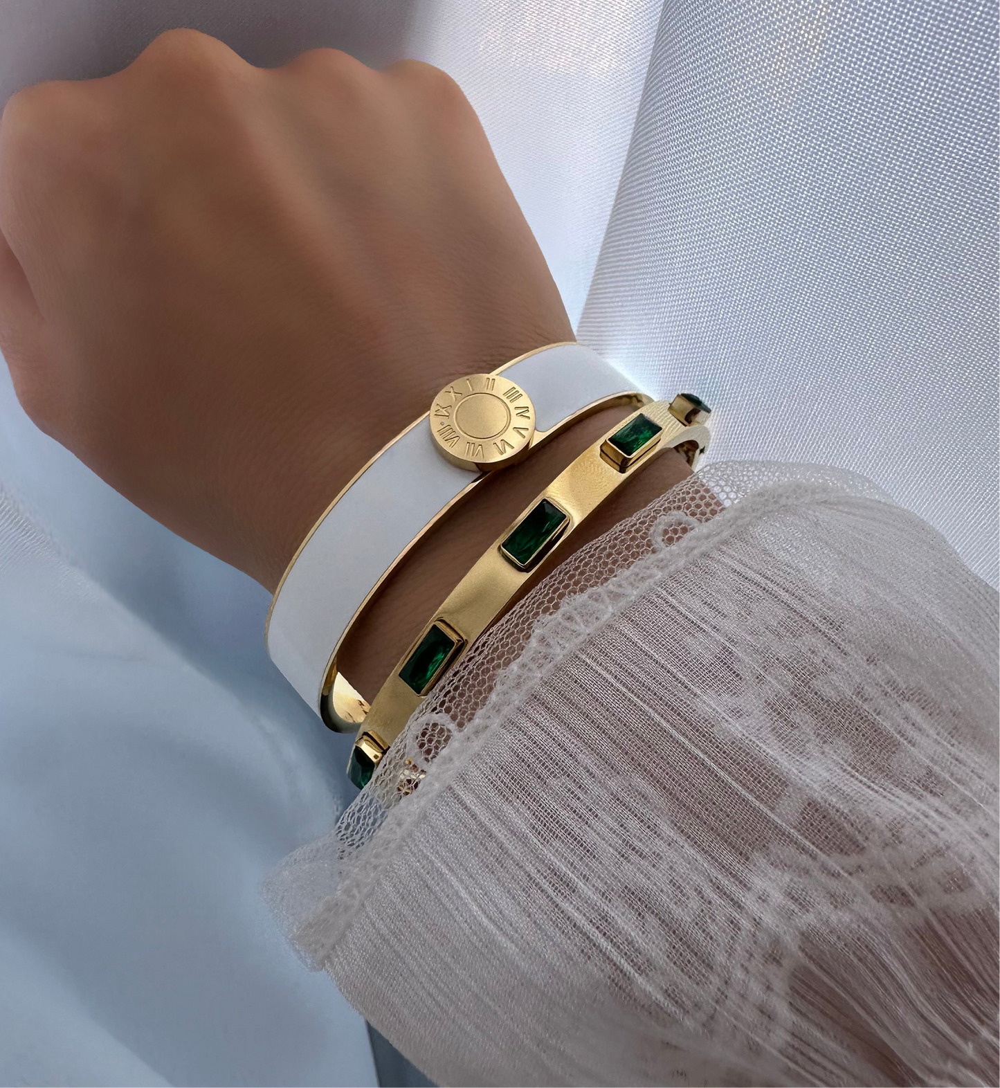 SERAPHINE ❥ Bangle Verde