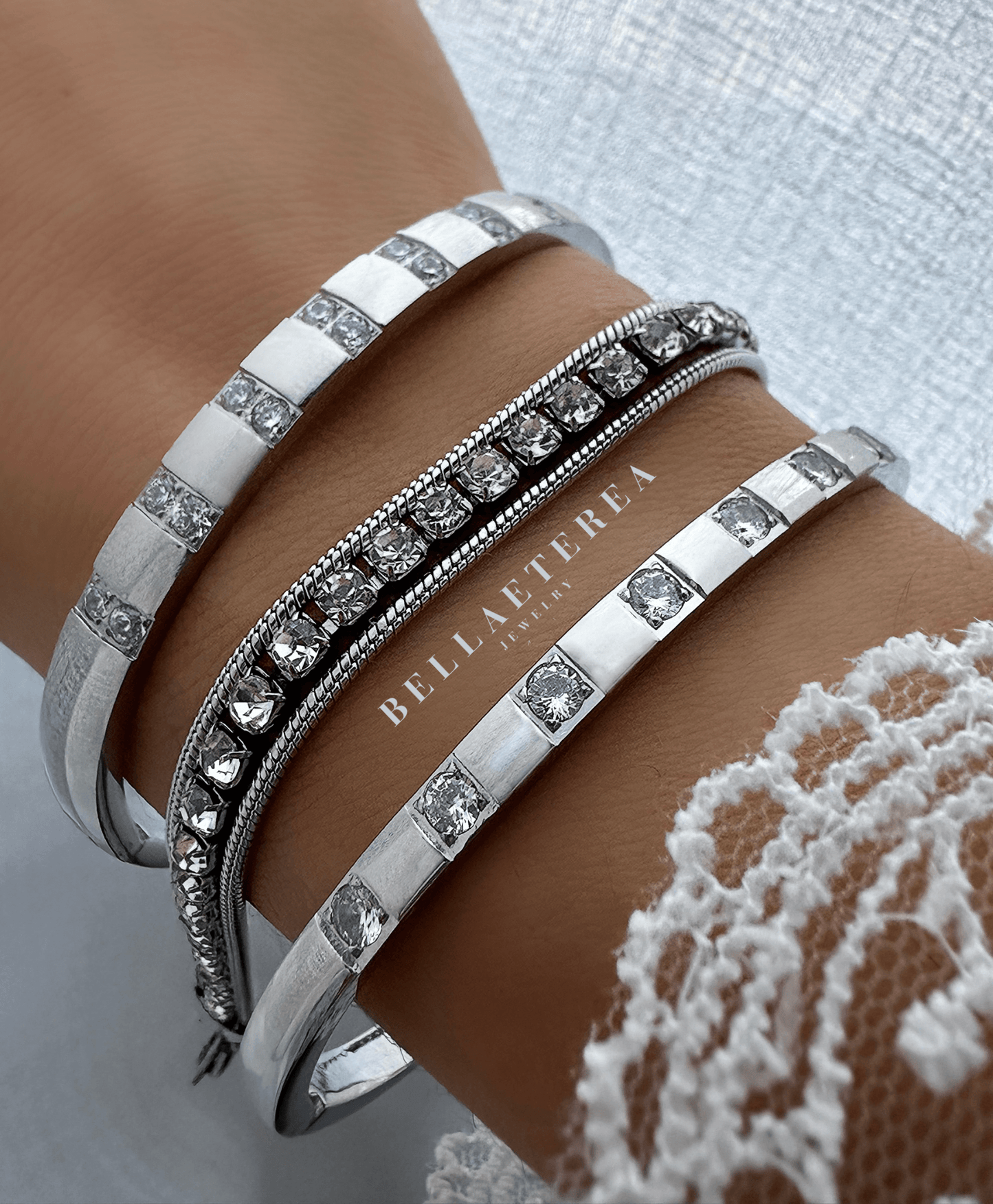 MIRA ❥ Bangle Silver