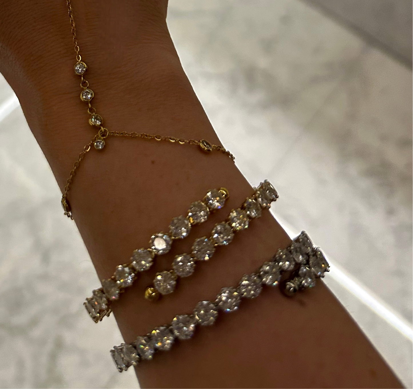 SERENA ❥ Bangle Gold