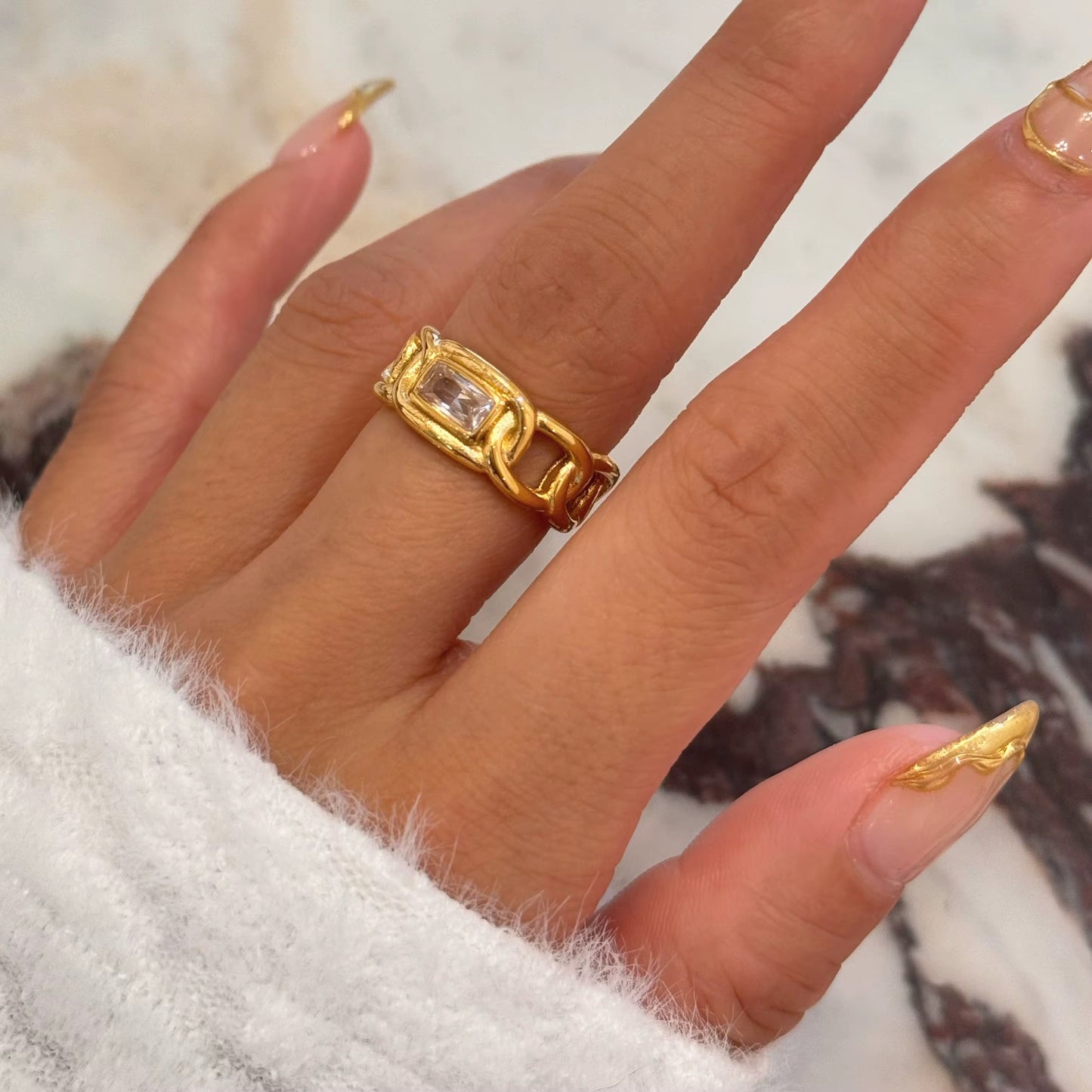 CHAIN ME ❥ Anello