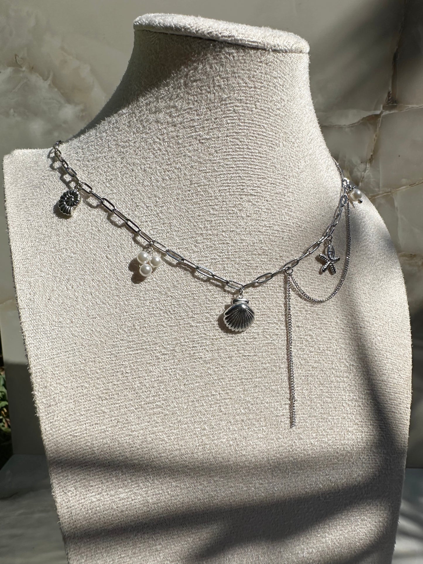 OCEAN DRIFT ❥ Silver necklace