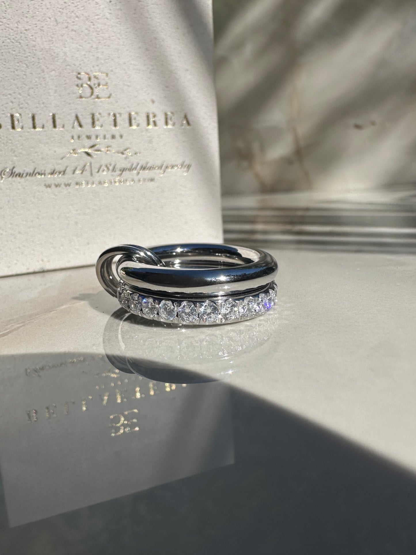 DUA ❥ Anello Silver - BELLAETEREA