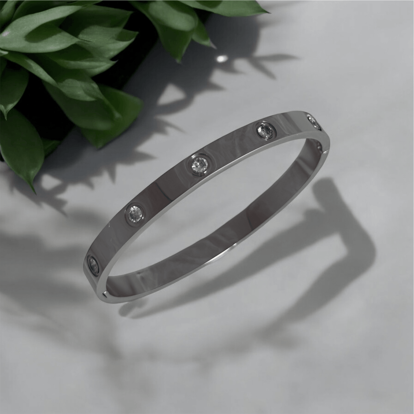 DAPHNE ❥ Silver Bangle