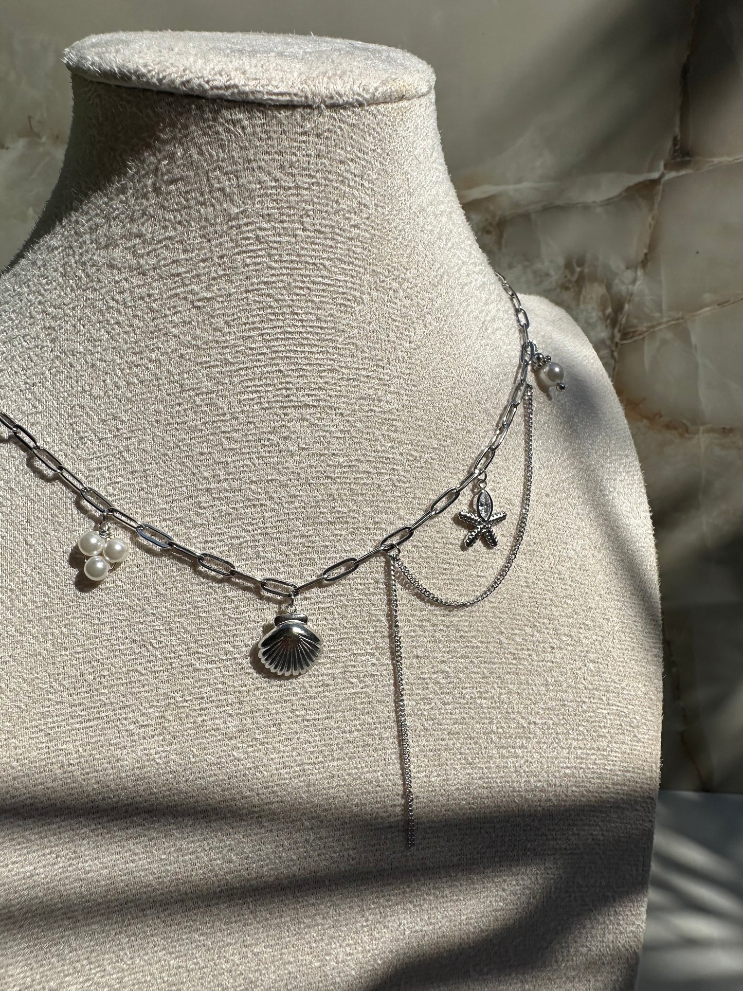 OCEAN DRIFT ❥ Silver necklace