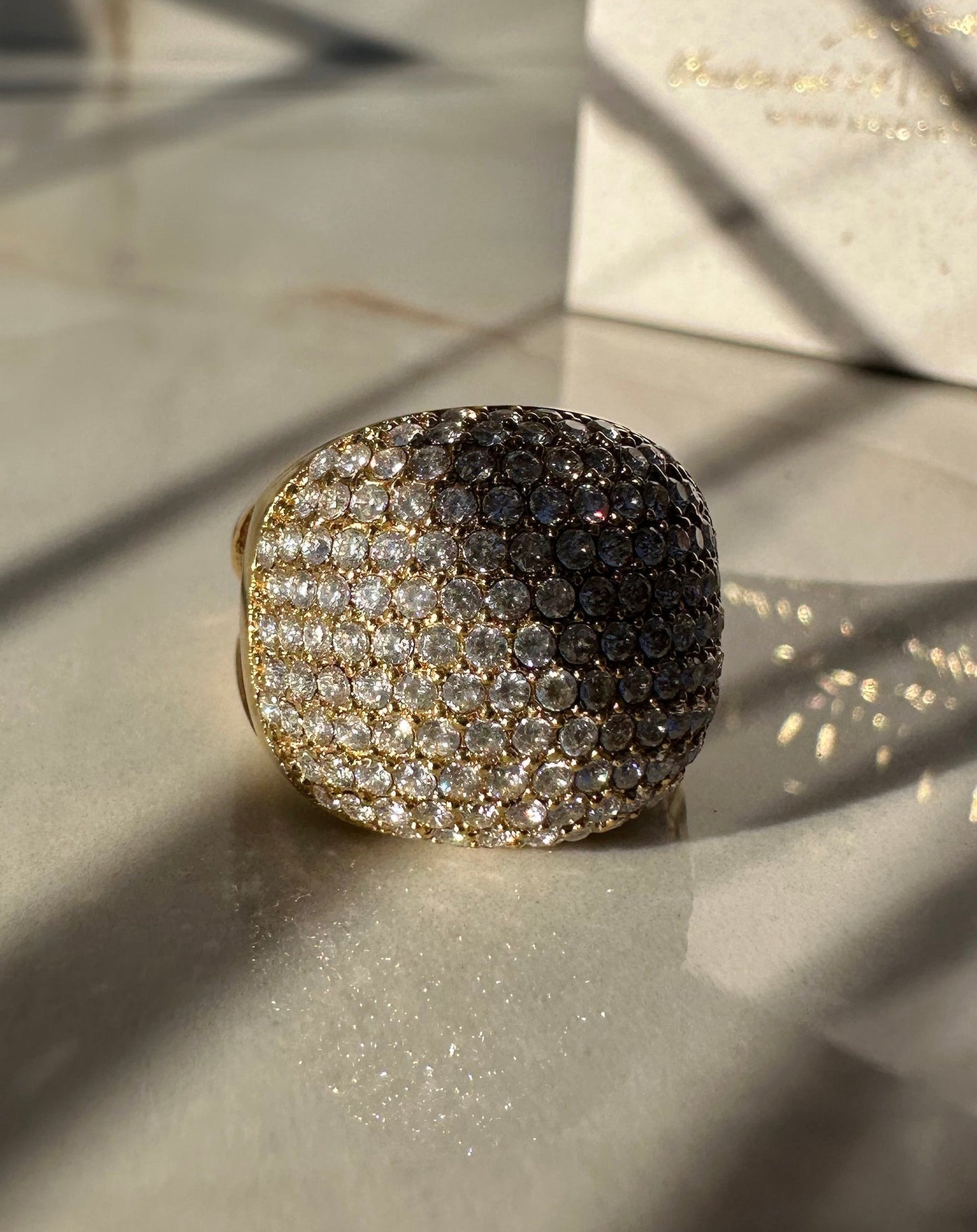 GLOW SPHERE ❥ Gold Ring